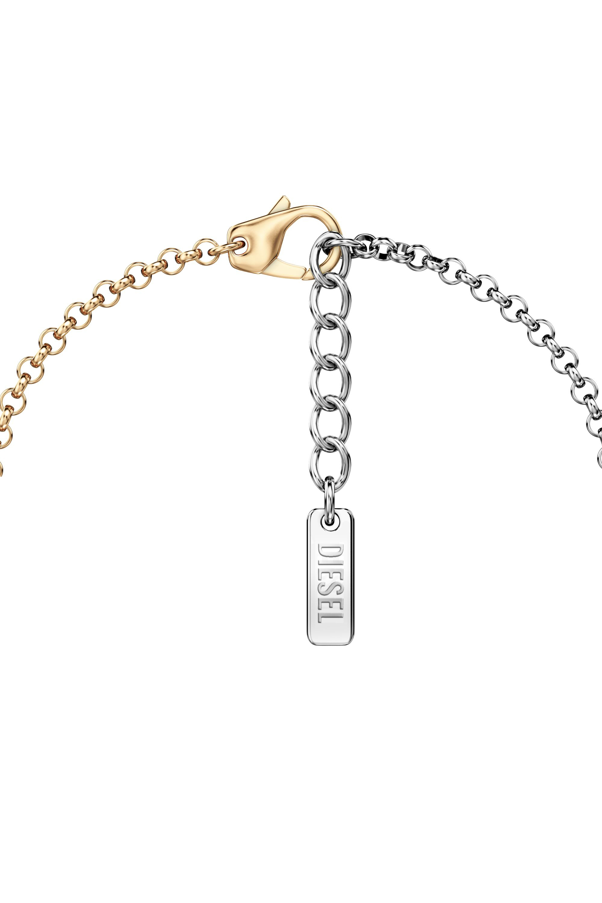 Diesel - DX1686931  JEWELLERY, Bracelet cha&icirc;ne en acier inoxydable Mixte in Gris argent&eacute; - 2