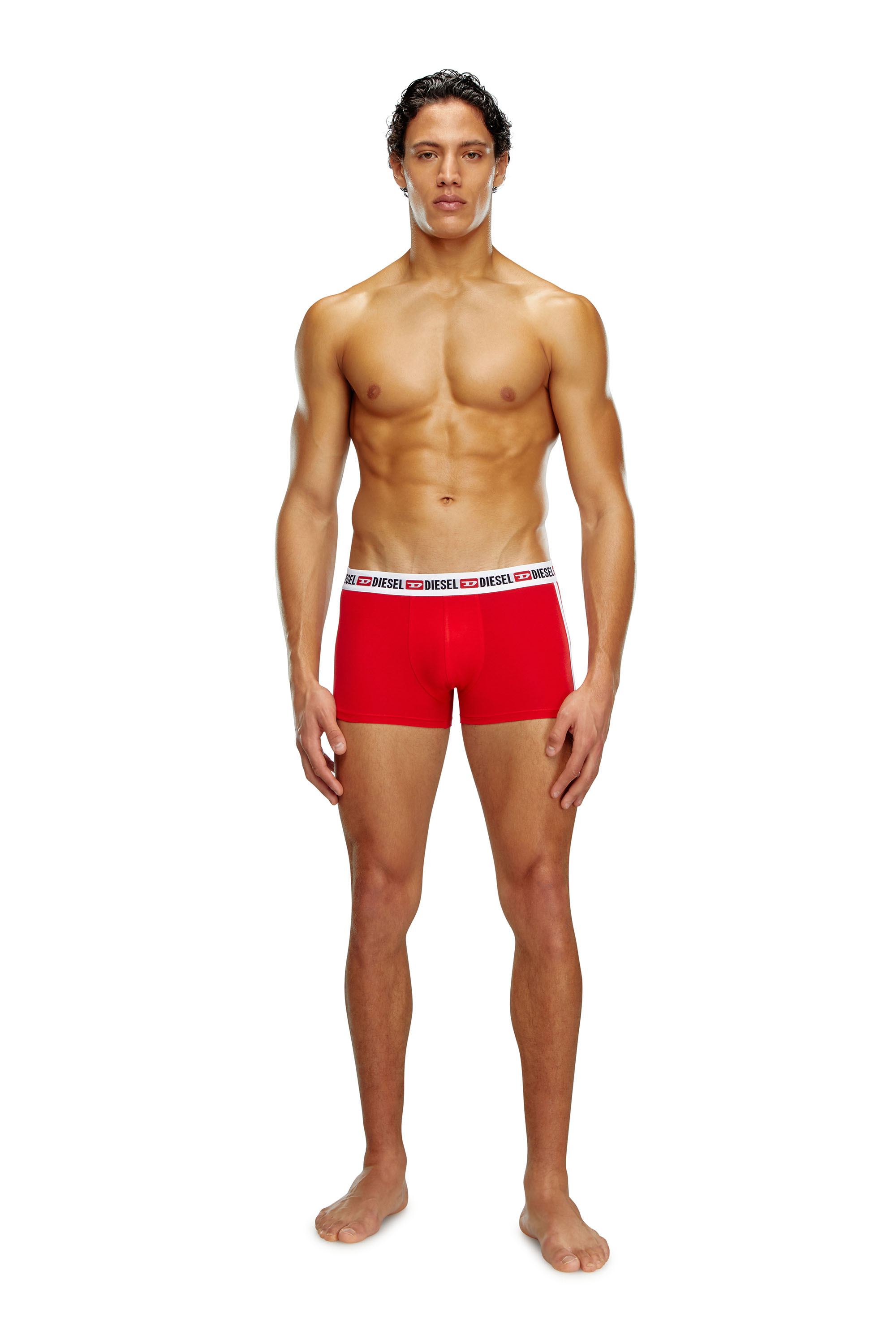 Diesel - UMBX-SHAWNTWOPACK BOXERS, Bleu/Rouge - Image 4