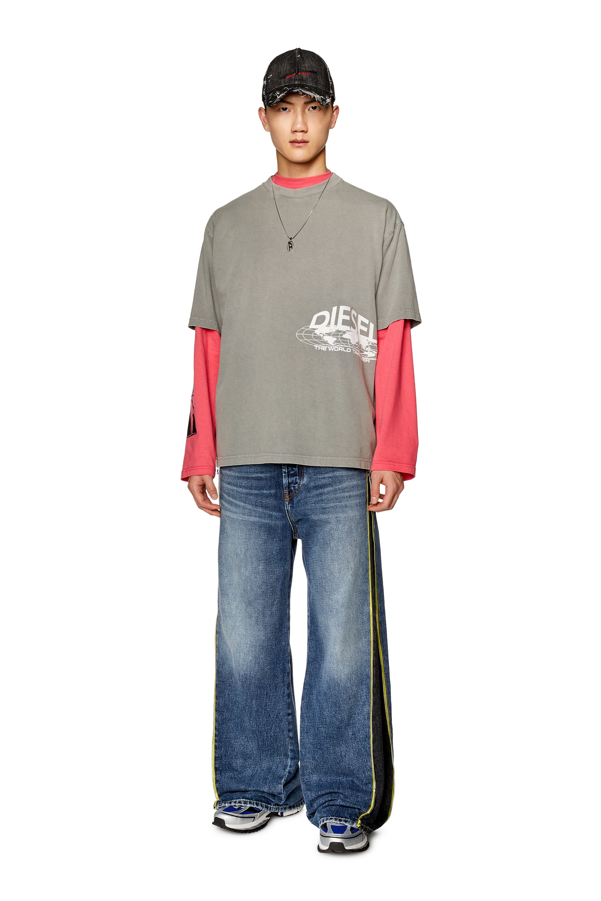 Diesel - D-Rise 007R9 Straight Jeans, Bleu moyen - Image 4