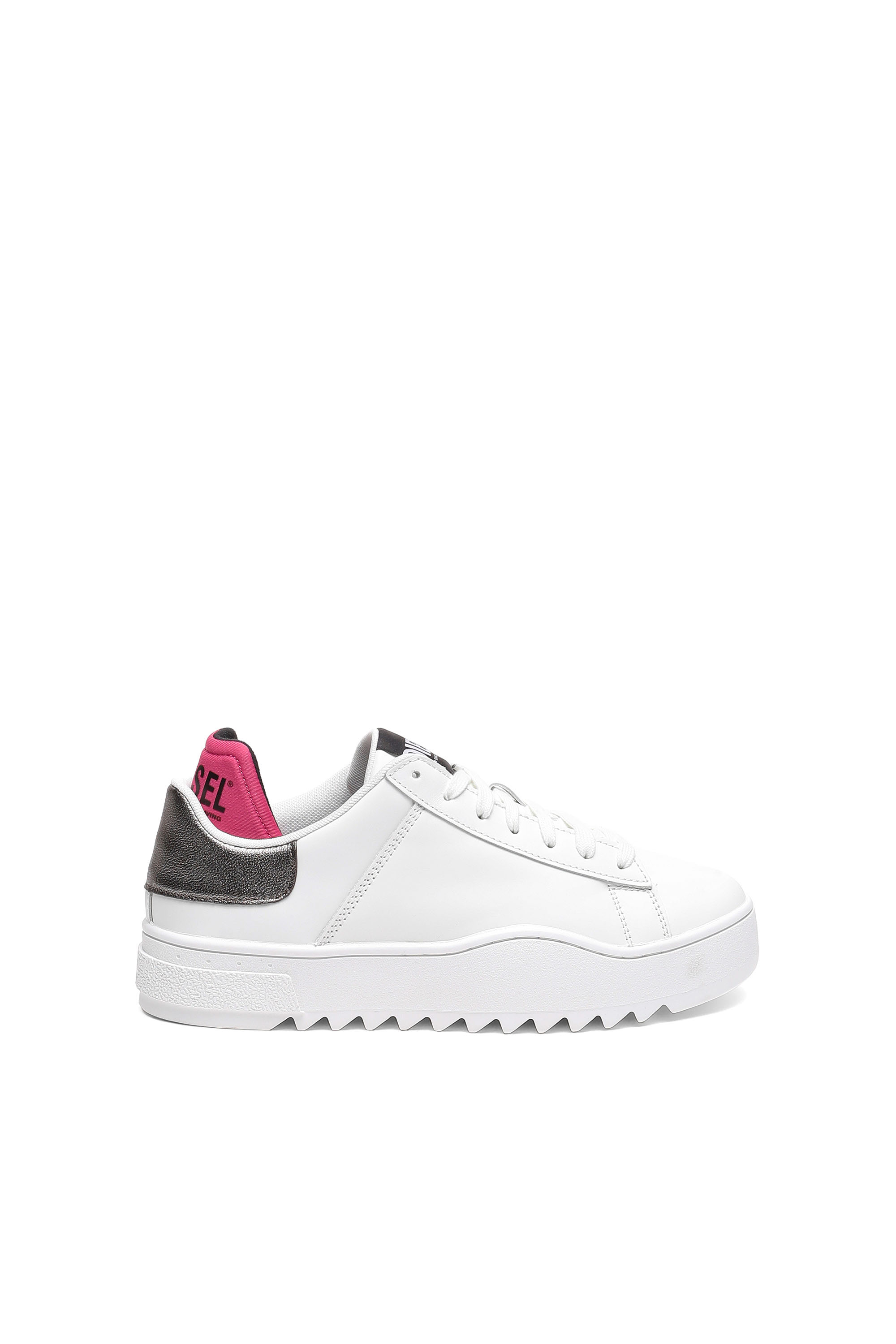 S-SHIKA LOW LACE W, Blanc/Rose - Baskets