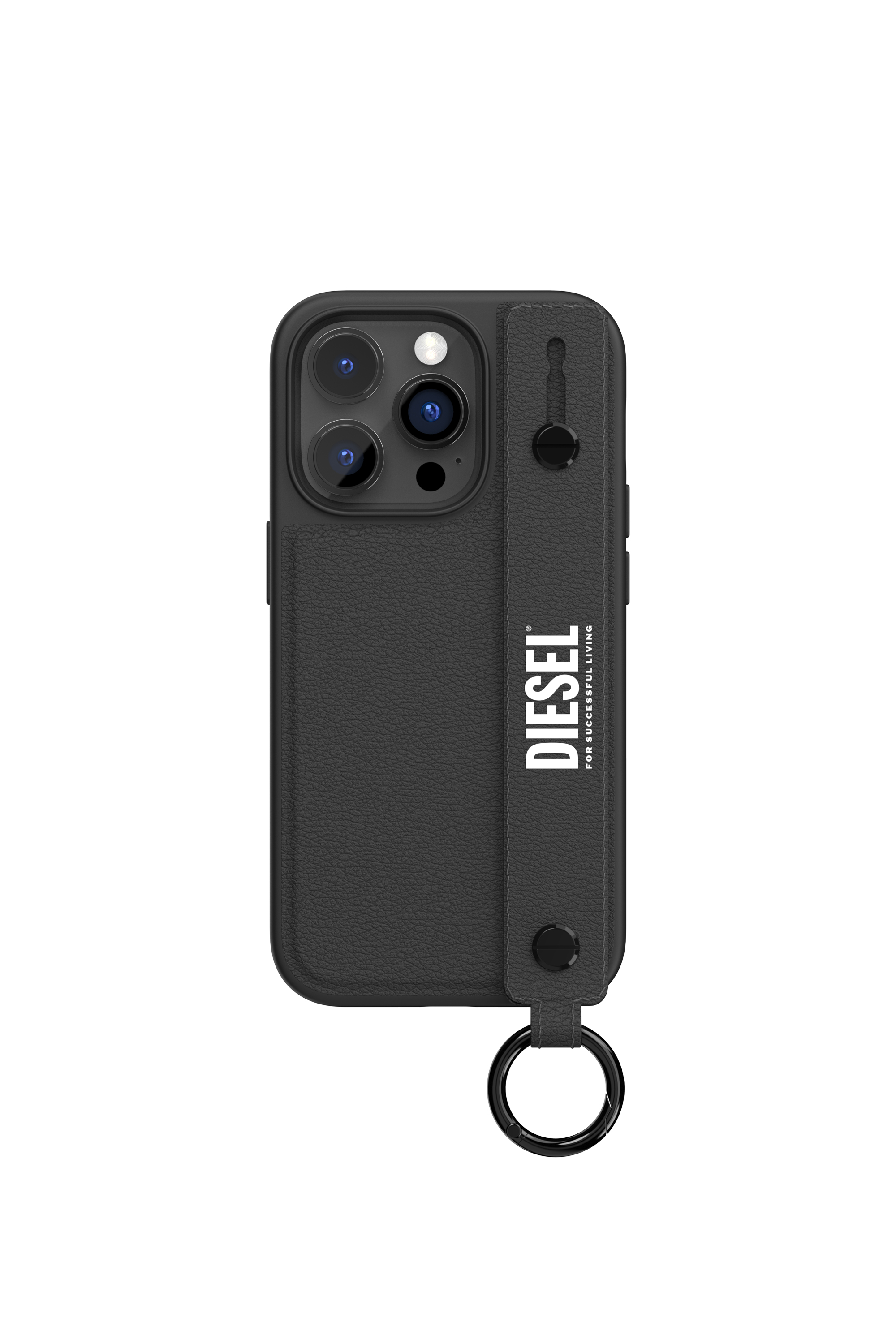 Diesel - 50284 MOULDED CASE, Coque avec bande rétractable pur iPhone 14 Pro Mixte in Noir - 4