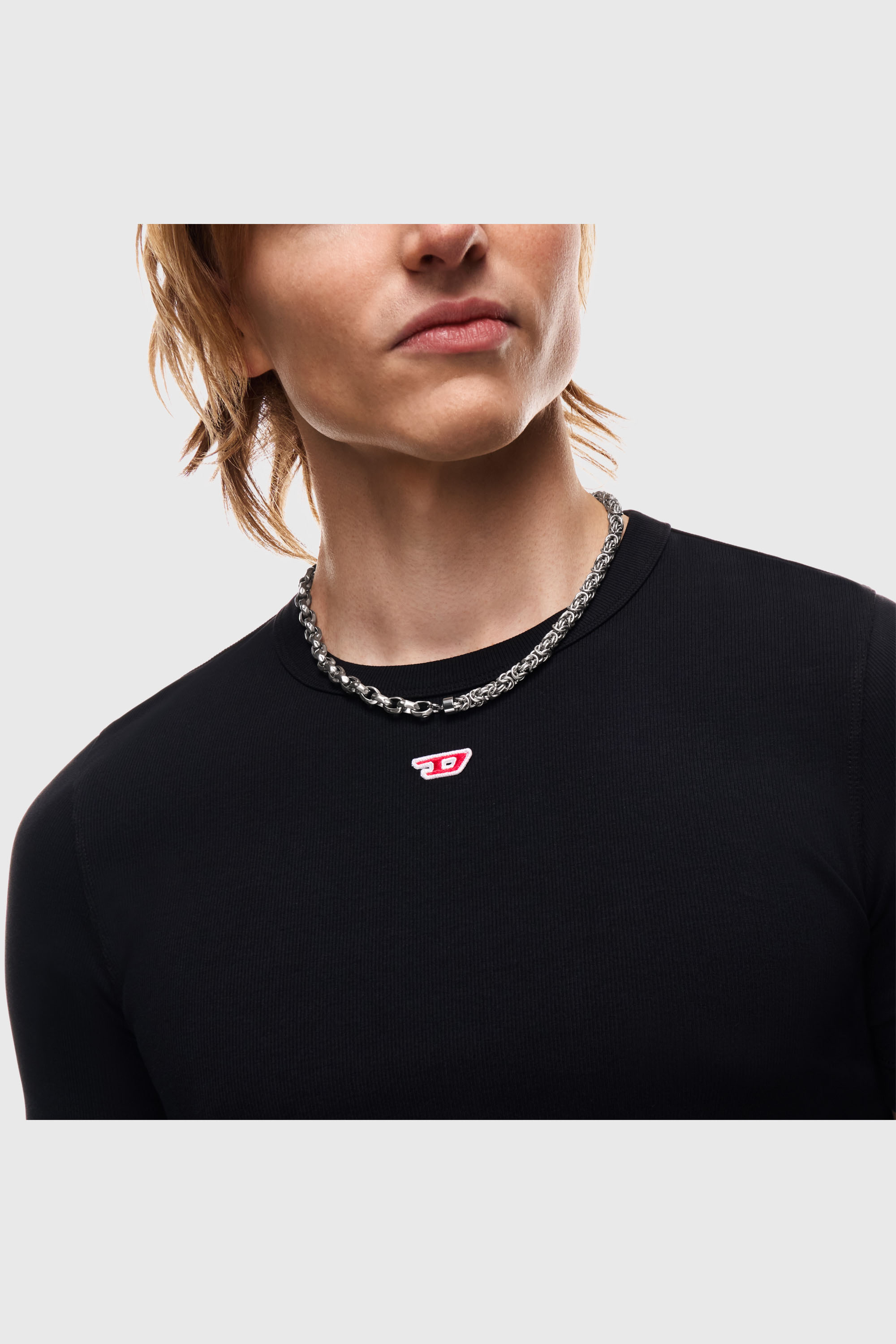 Diesel - DX1694040 JEWELLERY, Cha&icirc;ne multi-usage en acier inoxydable Mixte in Gris argent&eacute; - 4