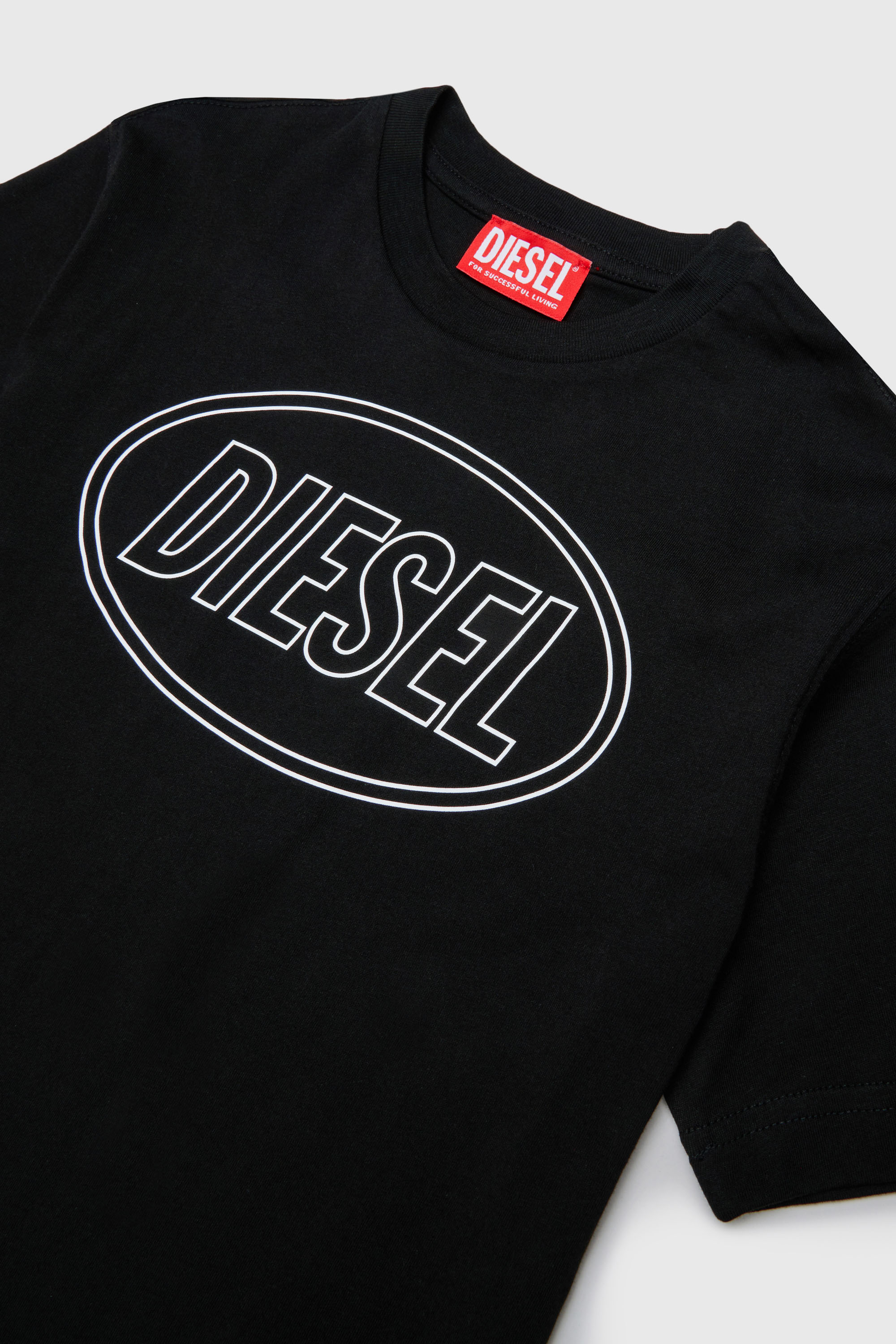 Diesel - TCIRCLE OVER, T-shirt en coton avec imprim&eacute; Diesel Homme in Noir - 3