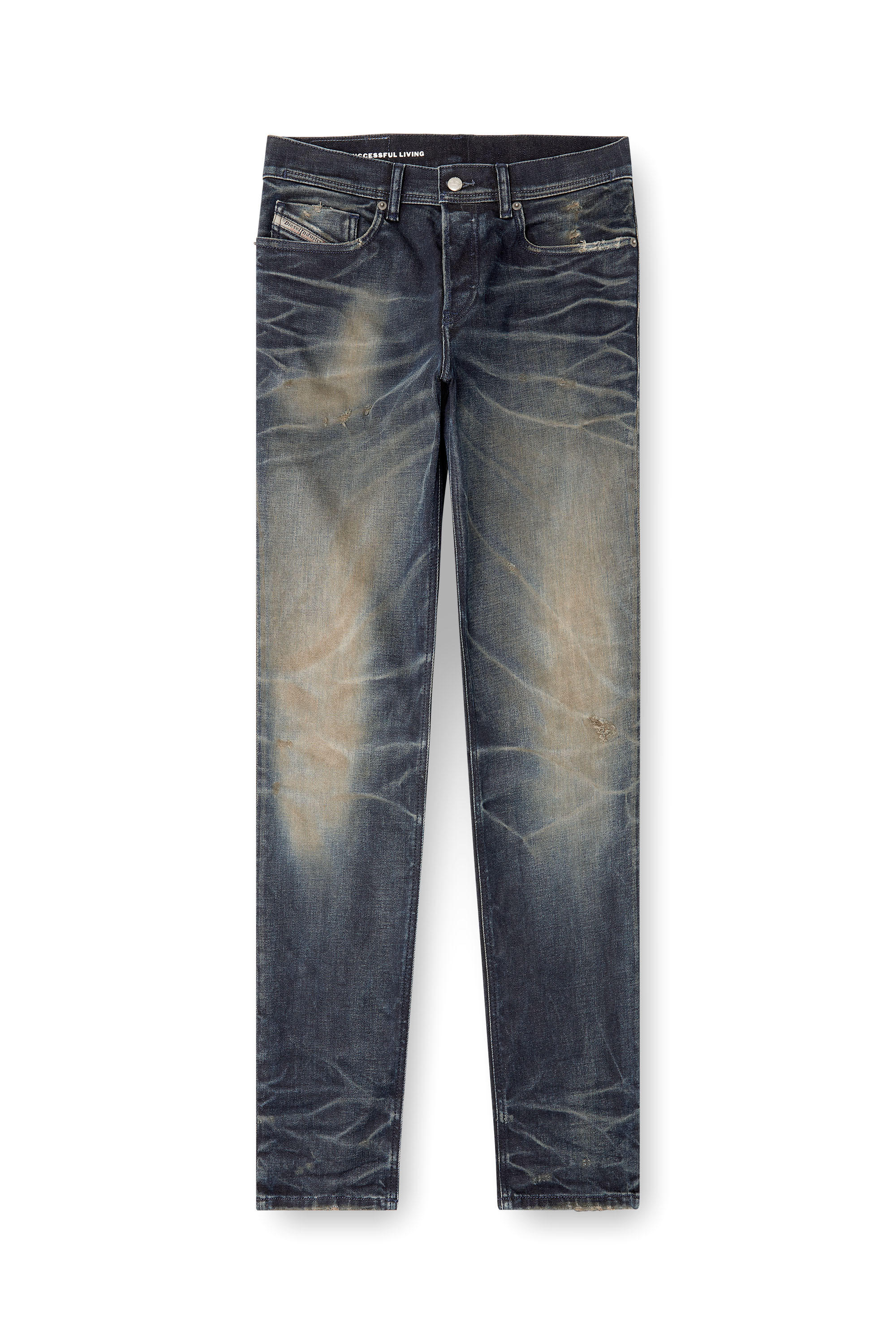 Diesel - Regular Jeans 2023 D-Finitive 09M46 Homme, Bleu Foncé - Image 3