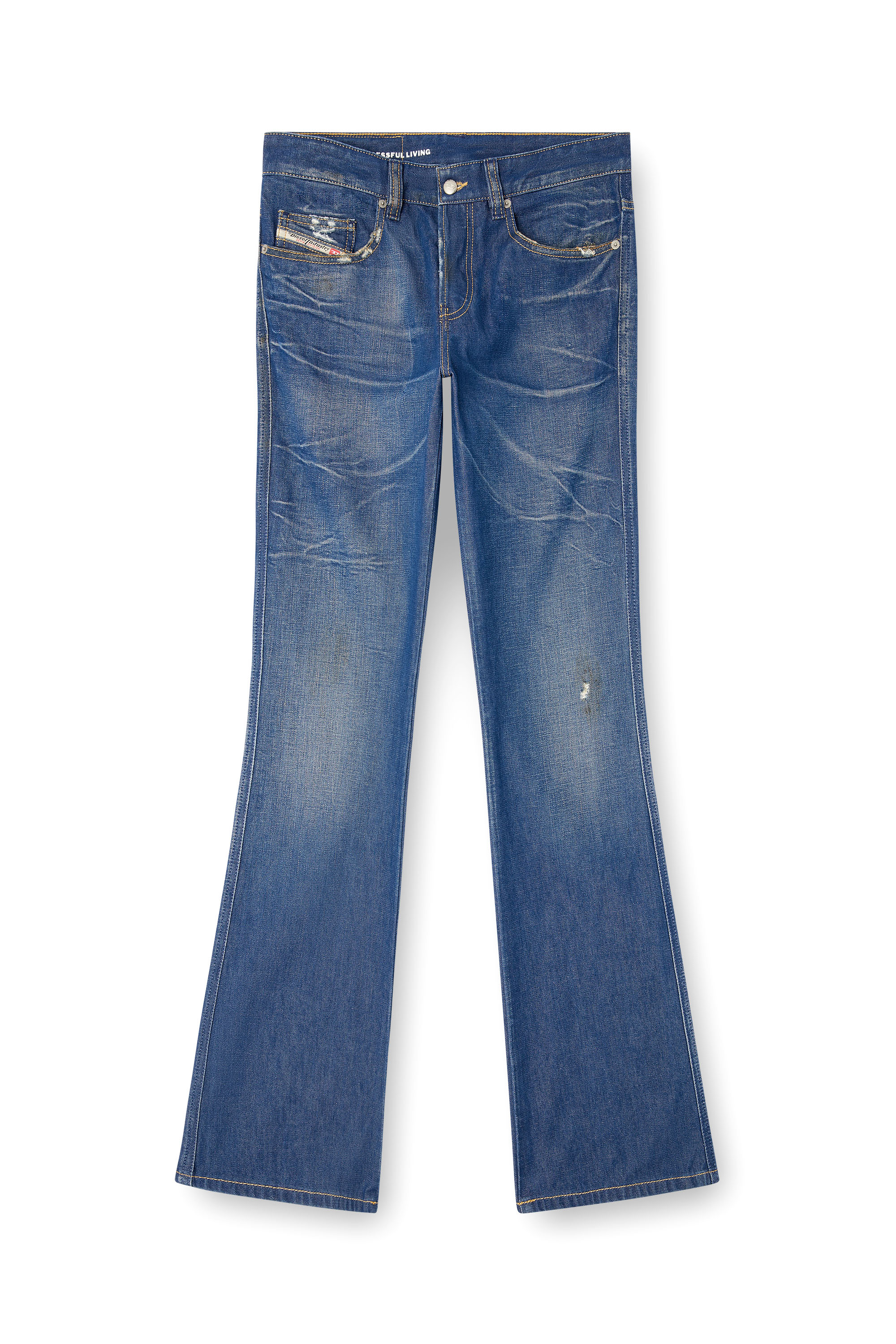 Diesel - Bootcut Jeans 1998 D-Buck 09M60 Homme, Bleu Foncé - Image 2