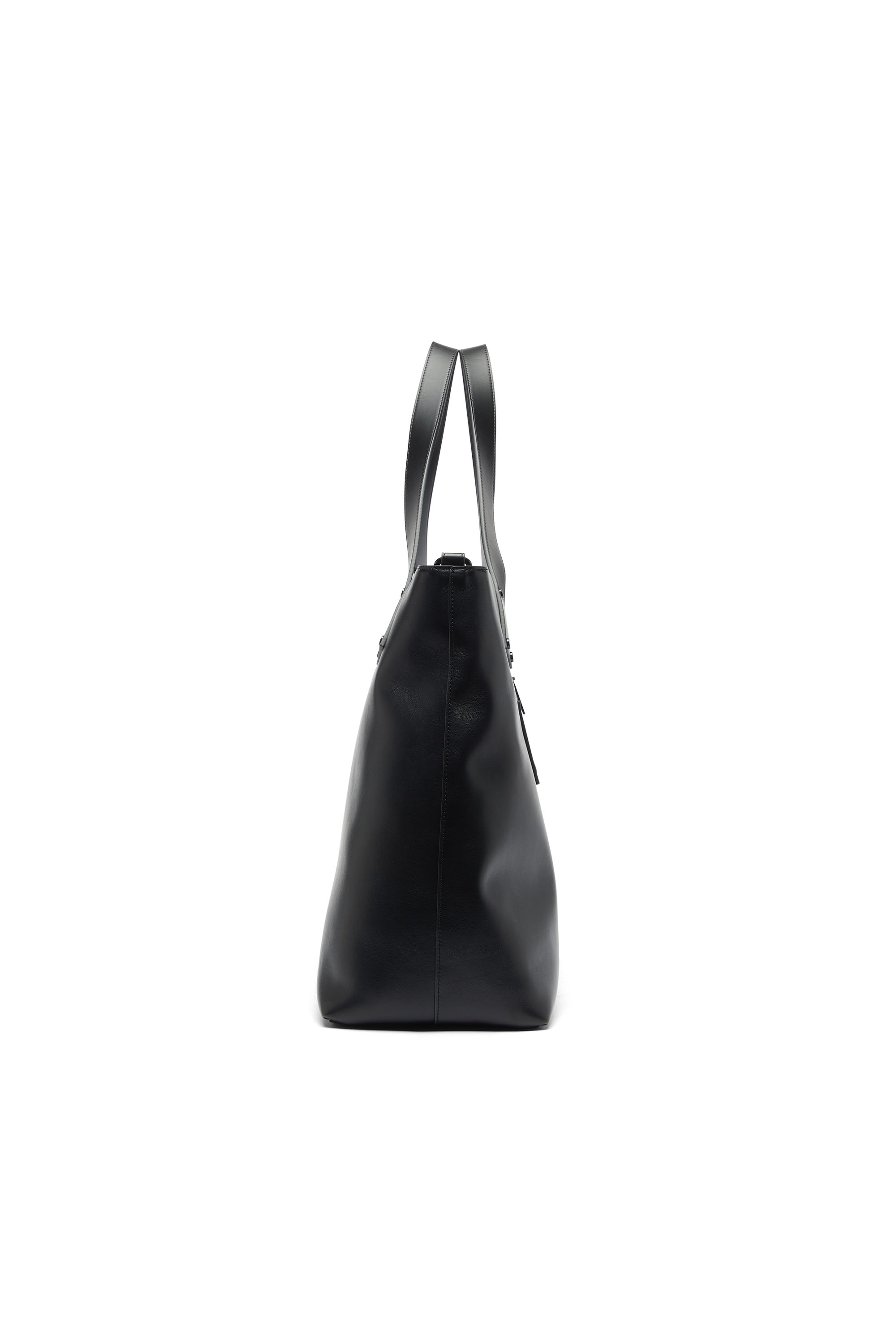 Diesel - RIVET-D TOTE E\W, Rivet-D - Sac shopping zipp&eacute; avec poche &agrave; rabat Homme in Noir - 4