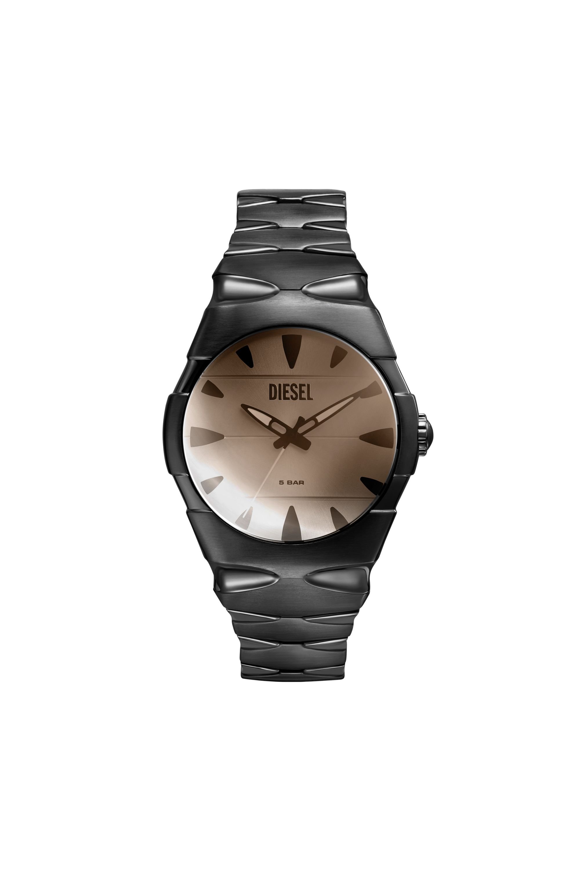 Diesel - DZ2213, Montre D-Sruptor en acier inoxydable Homme in Noir - 1