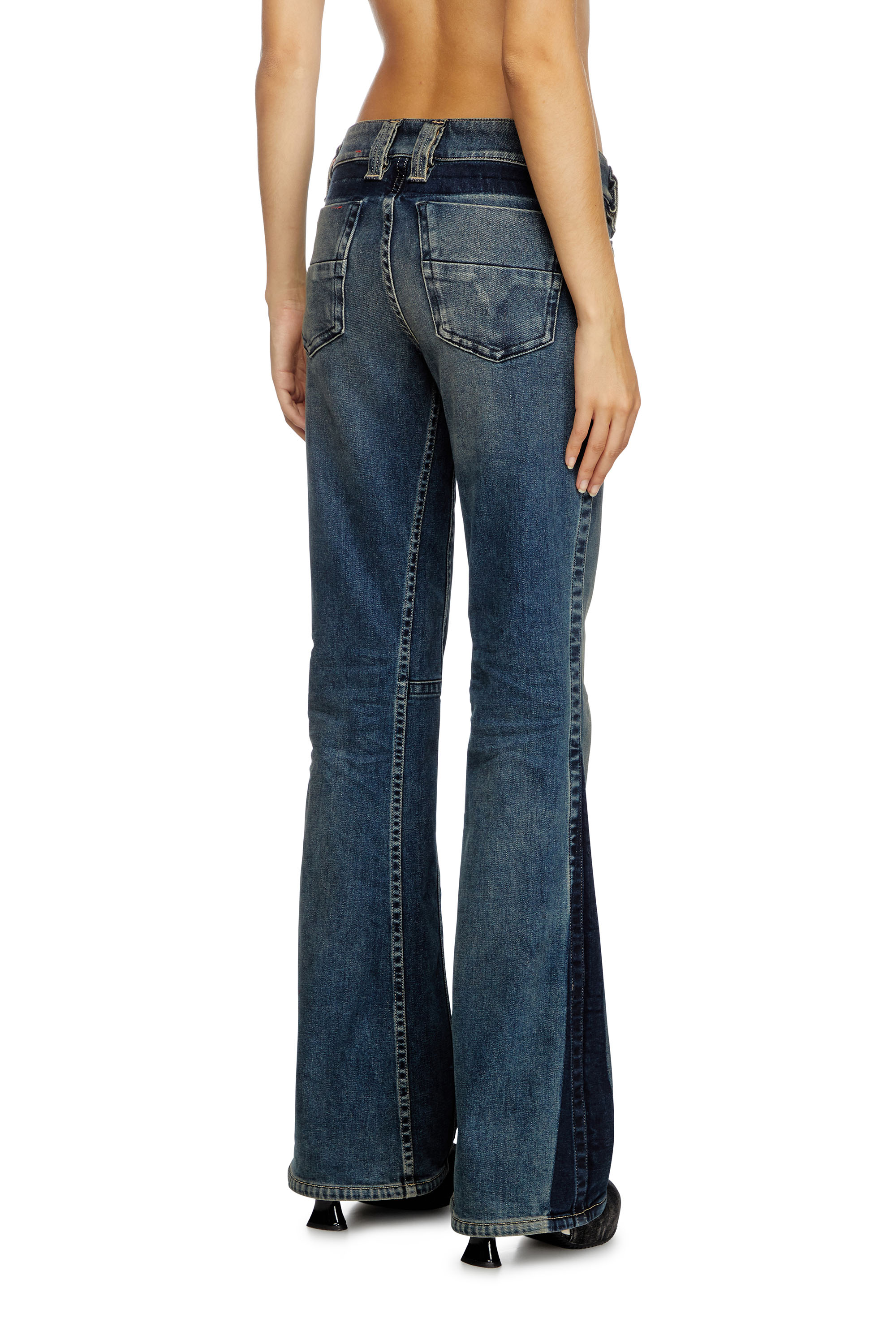 Diesel - Bootcut Jeans D-Resh 09J06 Femme, Bleu moyen - Image 4