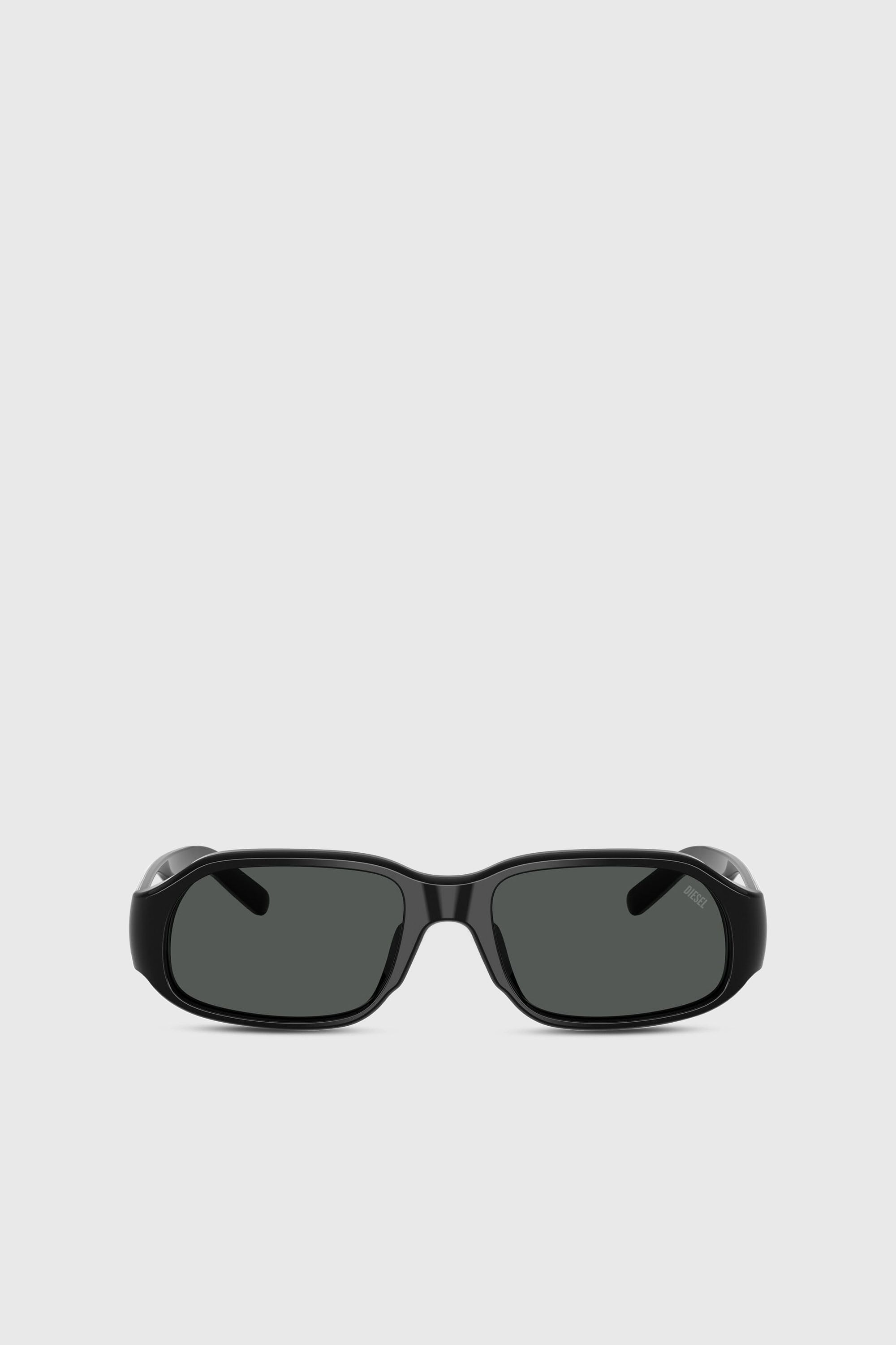 Diesel - 0DL2009U, Lunettes de soleil rectangulaires Mixte in Noir - 1