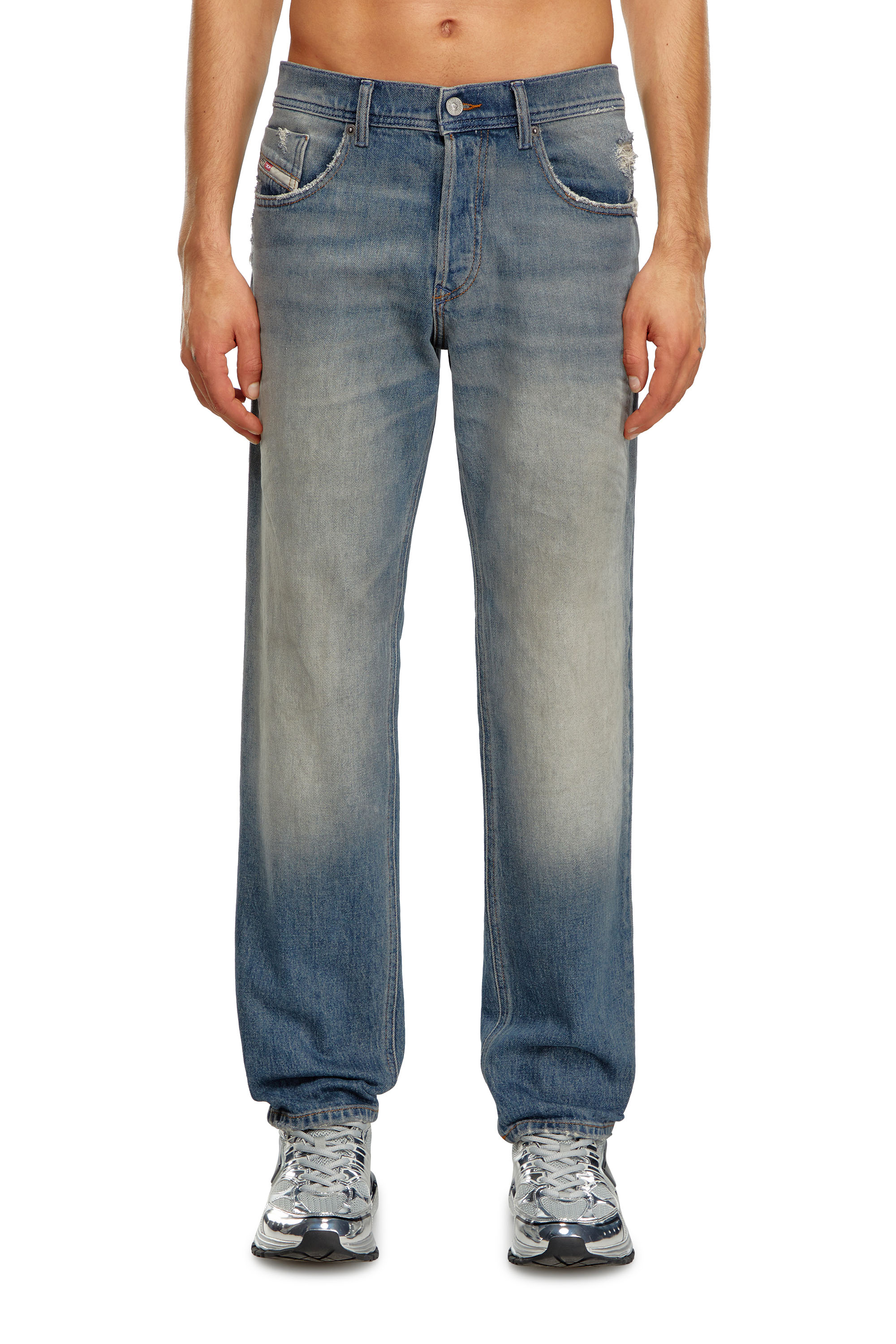 Diesel - Regular Jeans 2023 D-Finitive 0GRDC Homme, Bleu moyen - Image 2