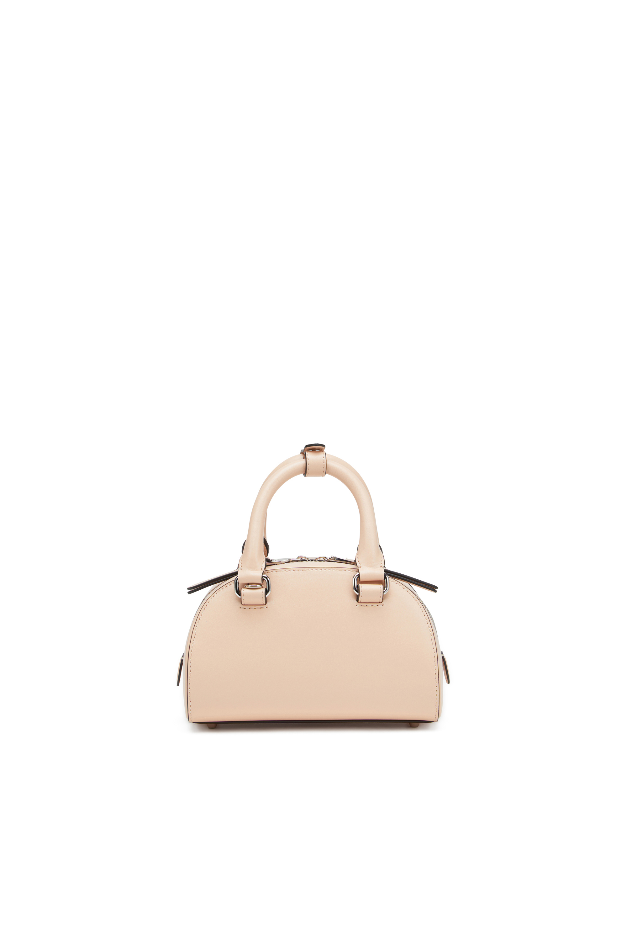 Diesel - 1DR DOME CROSSBODY, Mini sac bowling en cuir Femme in Rose - 2