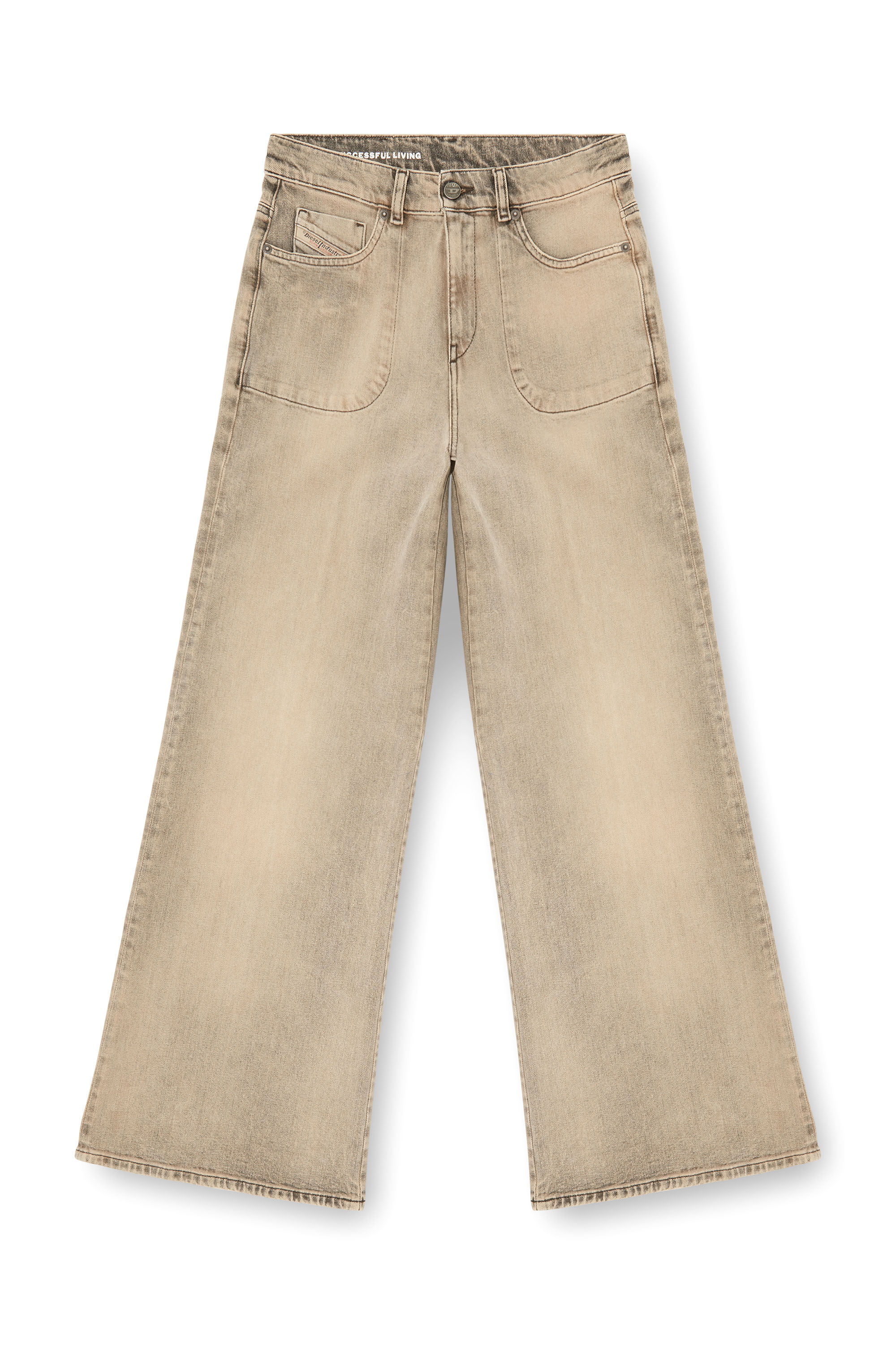 Diesel - Woman's Flare Jeans 1978 D-Akemi 09P53, Beige - 3