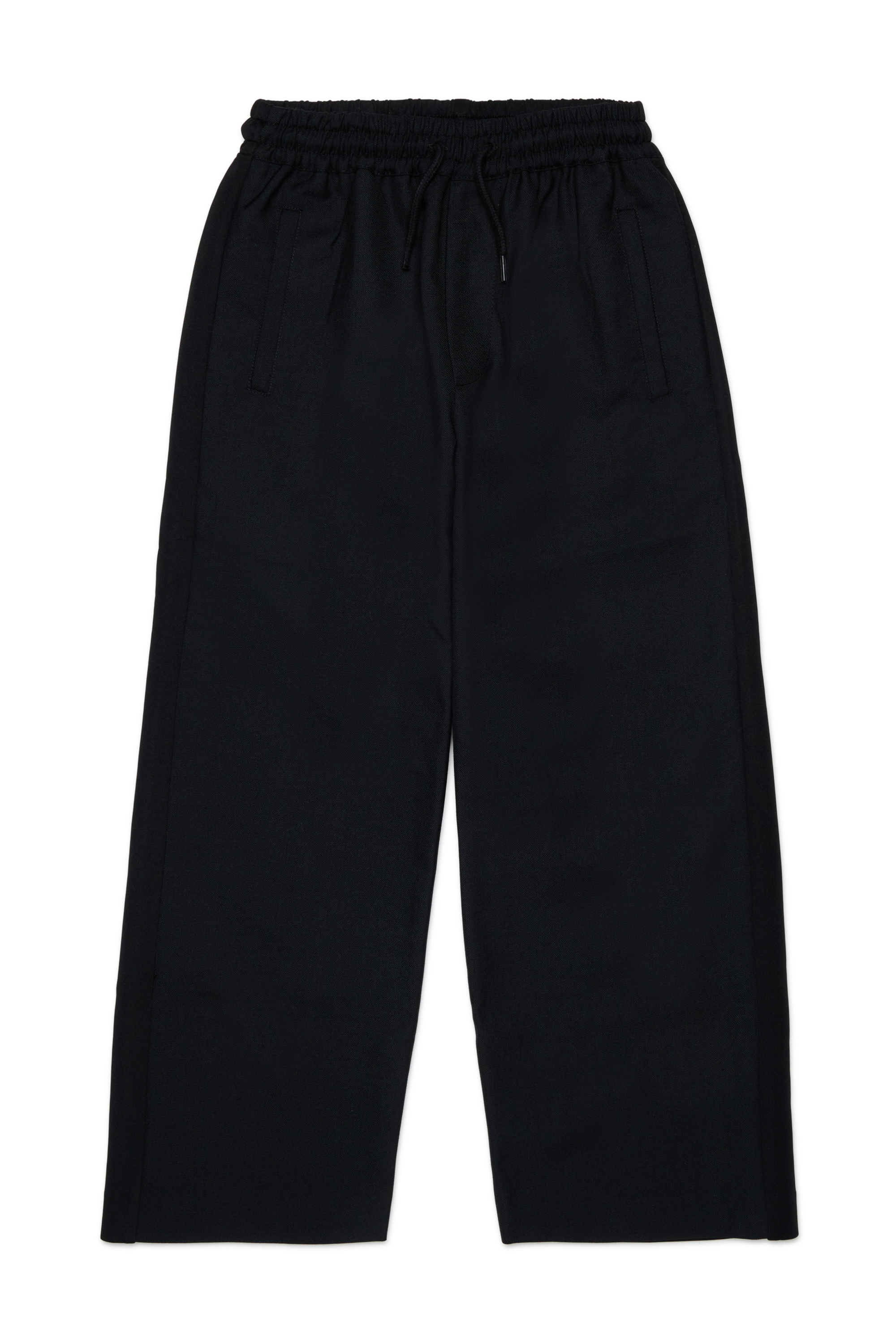Diesel - PREBON, Man's Sweatpants in wool-blend fabric in Black - 1