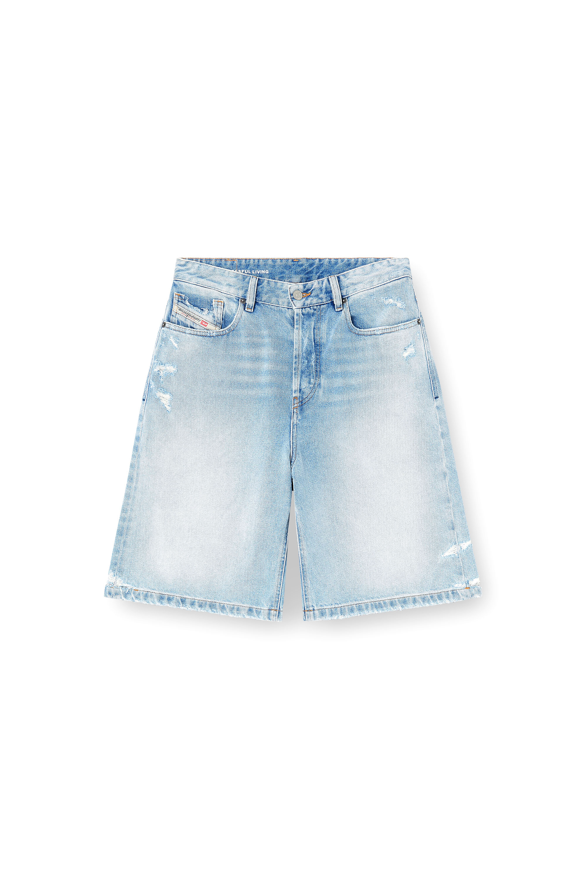 Diesel - DE-SIRE-SHORT, Short en denim d&eacute;truit Femme in ToBeDefined - 3