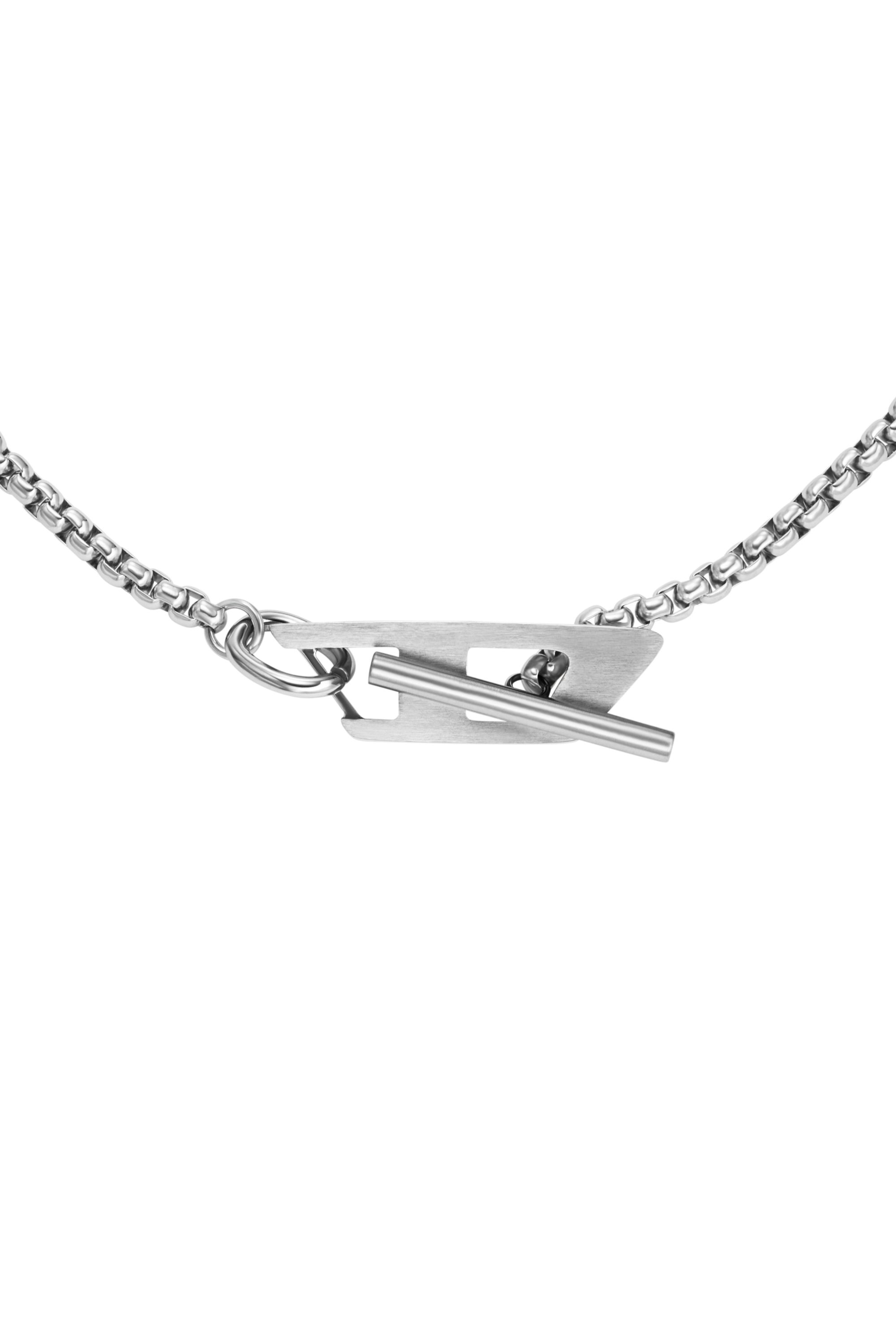 Diesel - DX1477, Collier chaîne en acier inoxydable Mixte in Gris argenté - 2