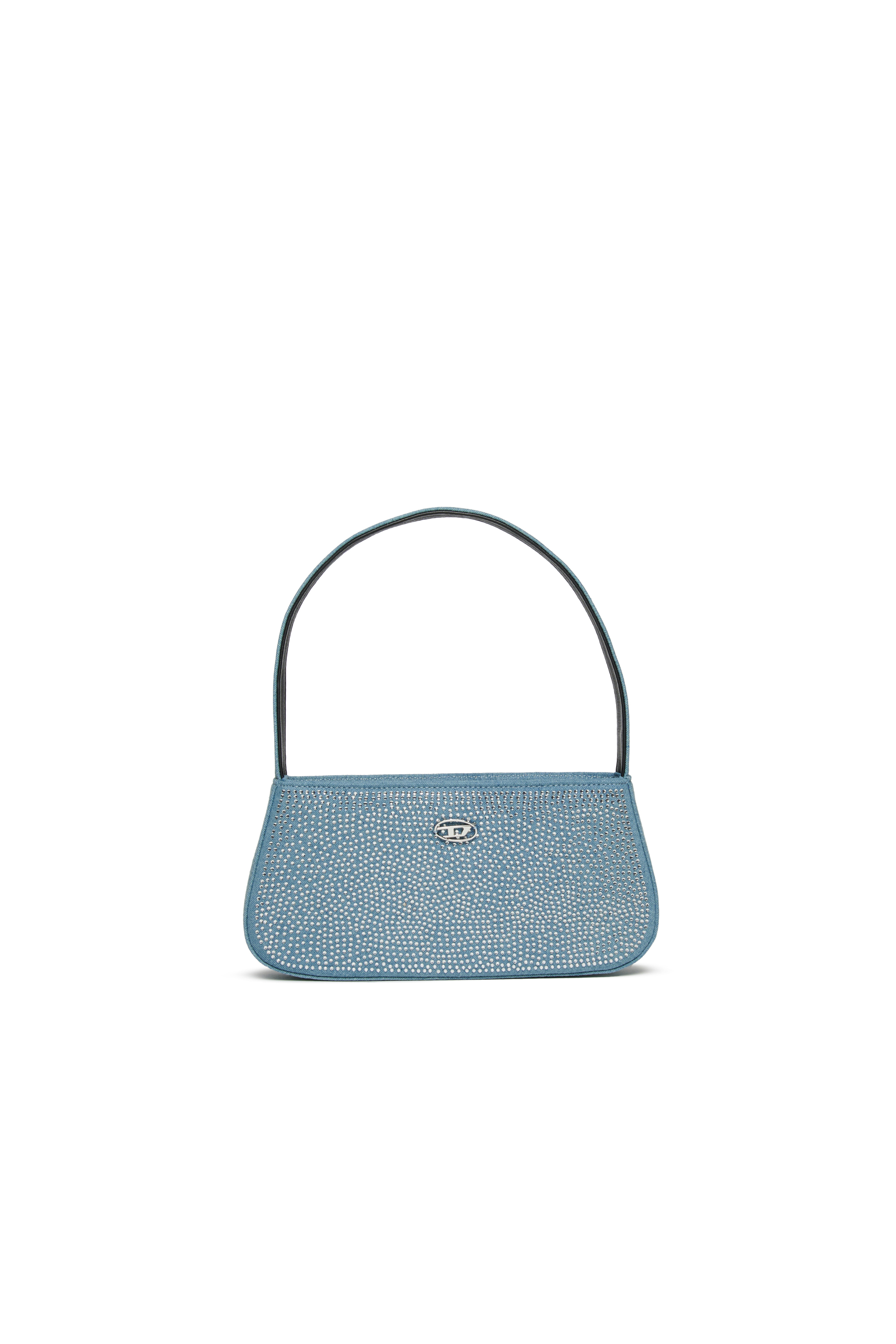 Diesel - WJULIE, WJulie - Sac en coton avec strass Femme in Bleu - 1