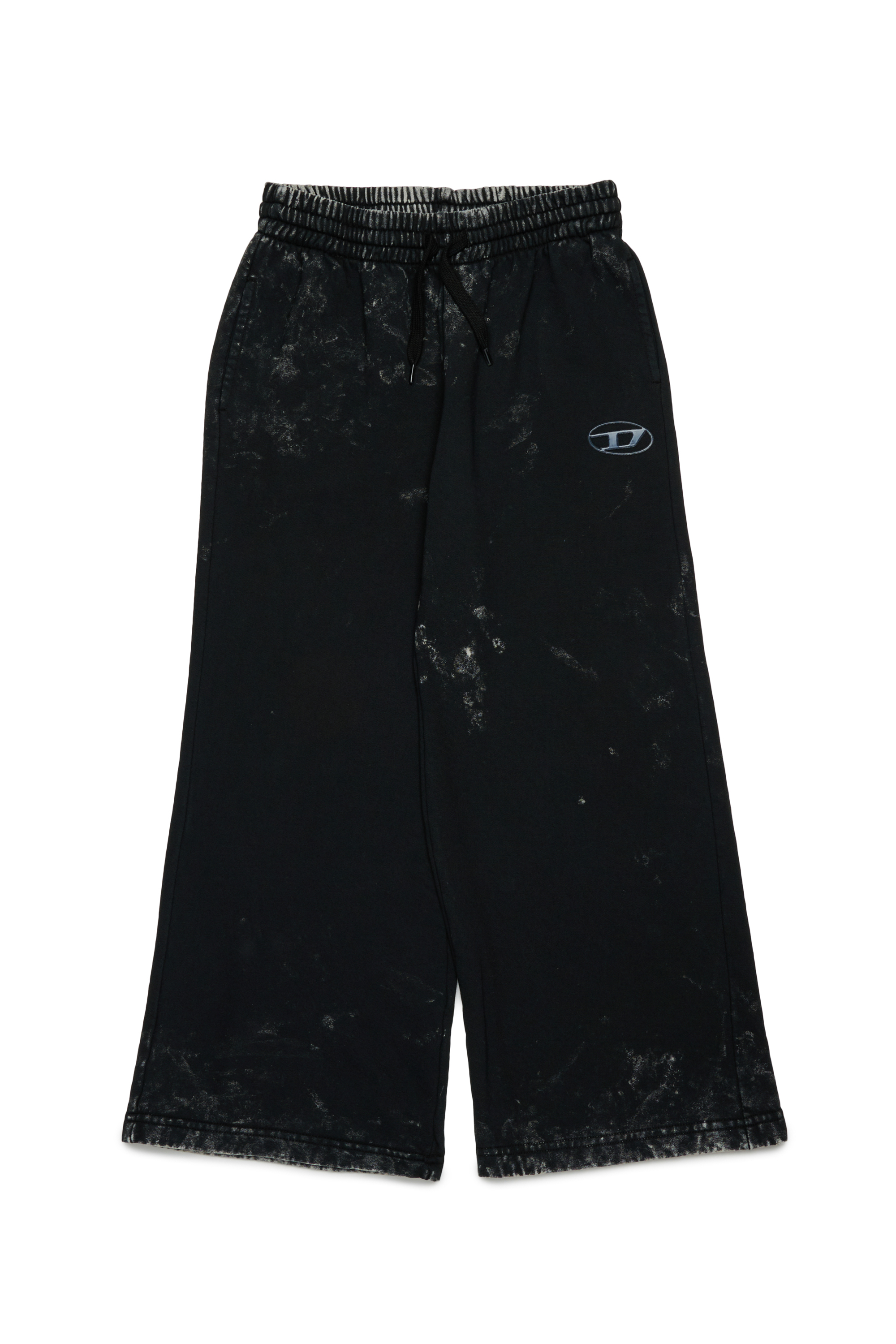 Diesel - PAKTA, Pantalon en coton avec détail logo Femme in Noir - 1