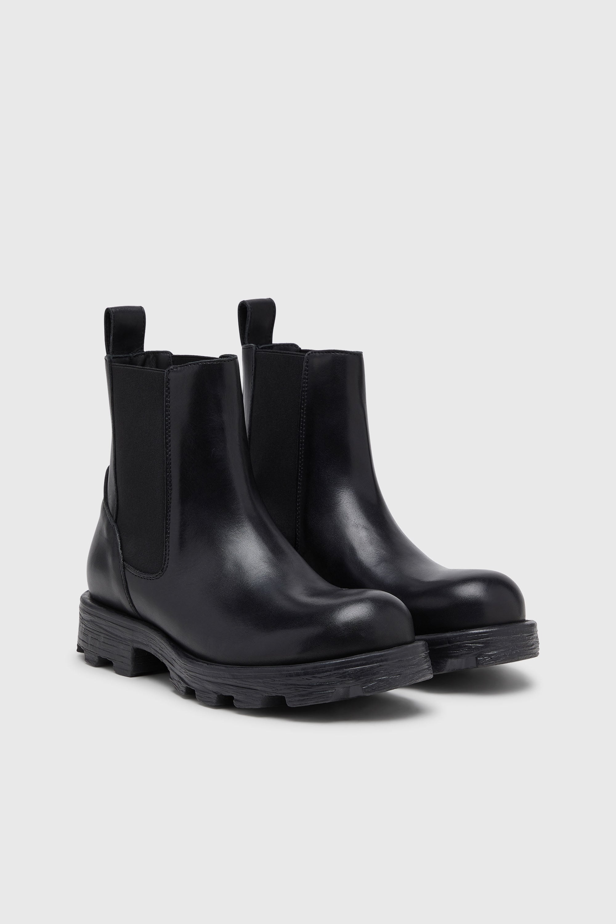 Diesel - D-HAMMER CH, D-Hammer-Bottines Chelsea en cuir Homme in Noir - 2