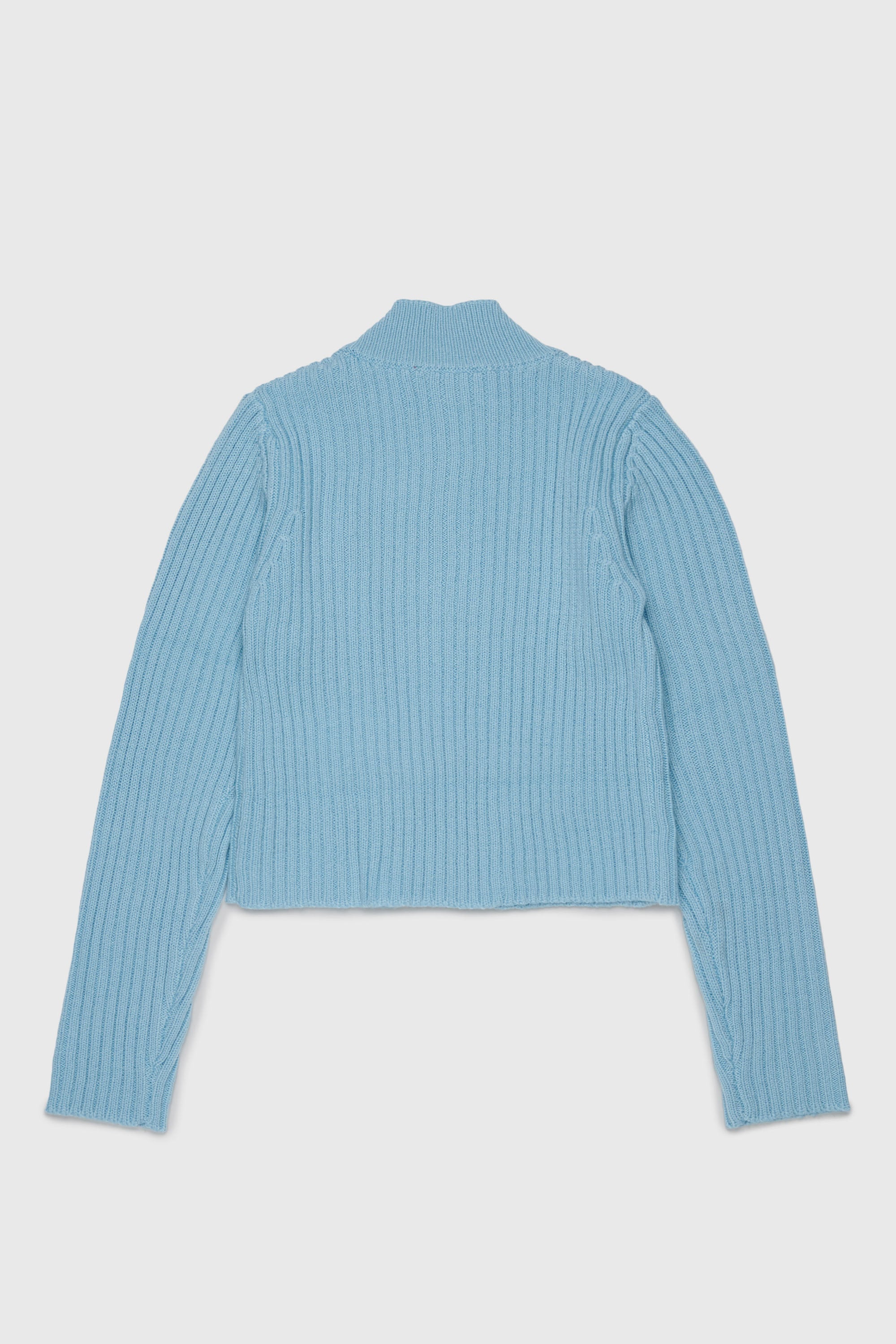 Diesel - KAMMY, Gilet zipp&eacute; en laine m&eacute;lang&eacute;e avec poches Femme in Bleu - 2