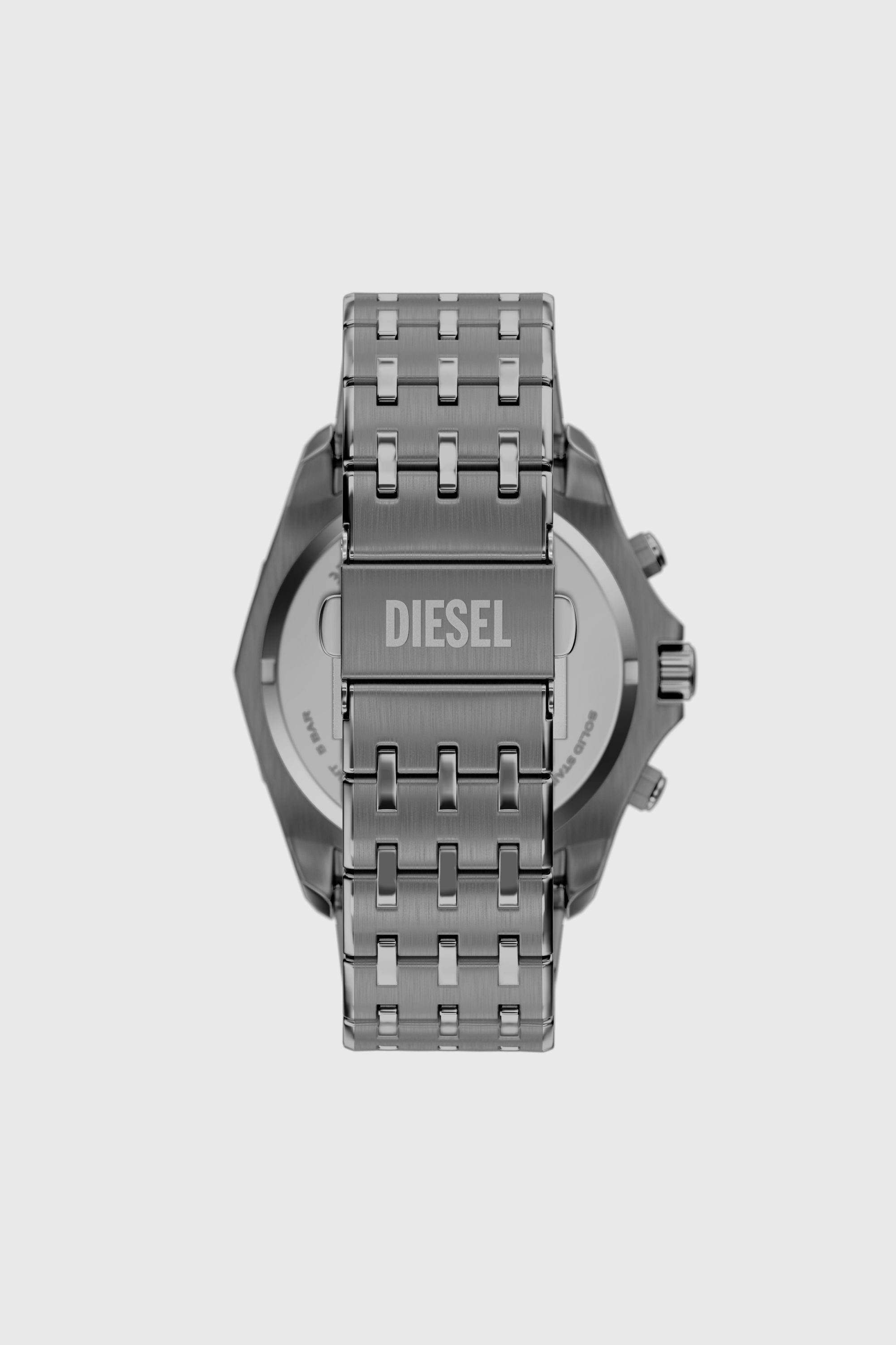 Diesel - DZ4708 WATCH, Montre Spiked en acier inoxydable Homme in Gris - 2