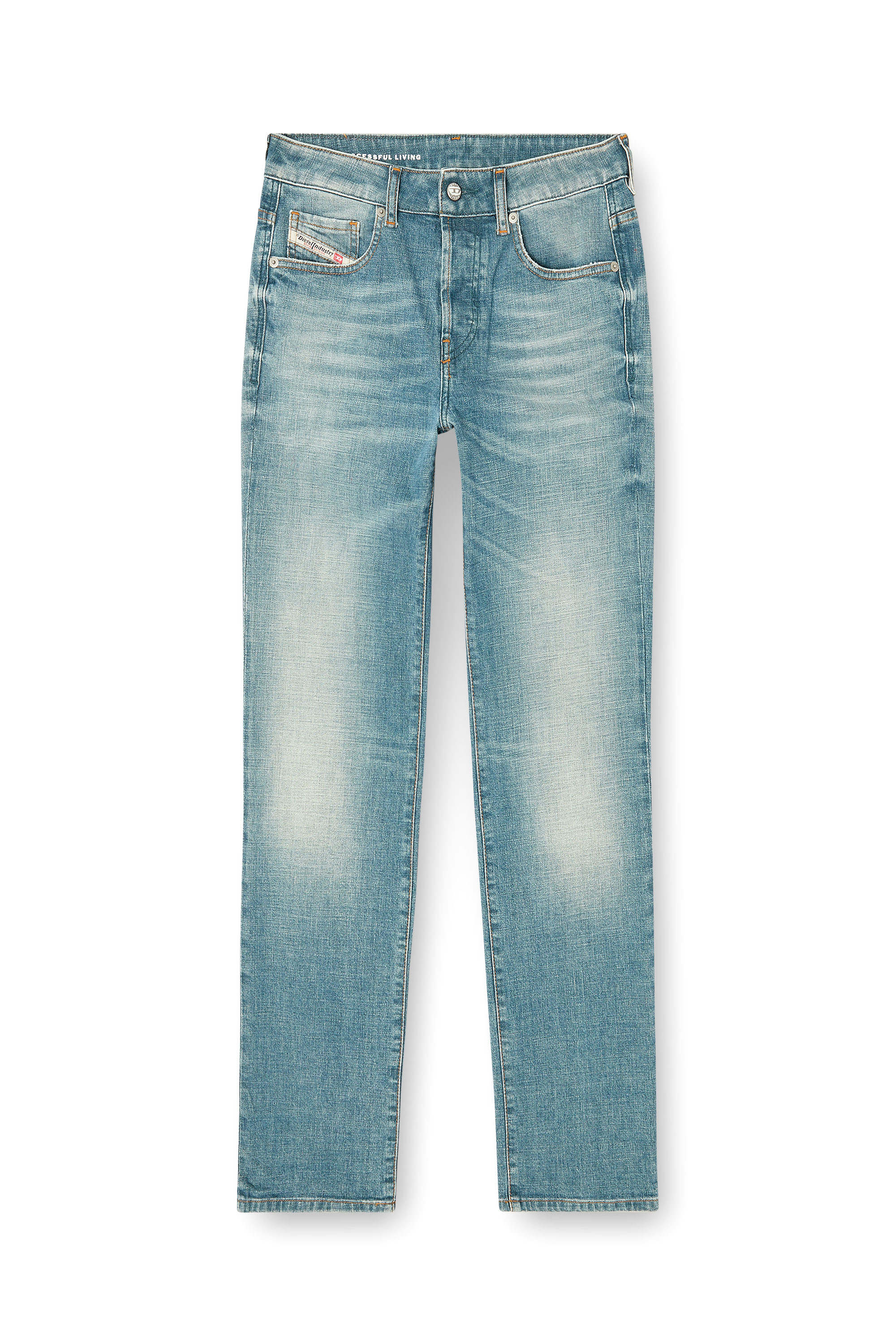 Diesel - Regular Jeans 1989 D-Mine 09M58 Femme, Bleu moyen - Image 3