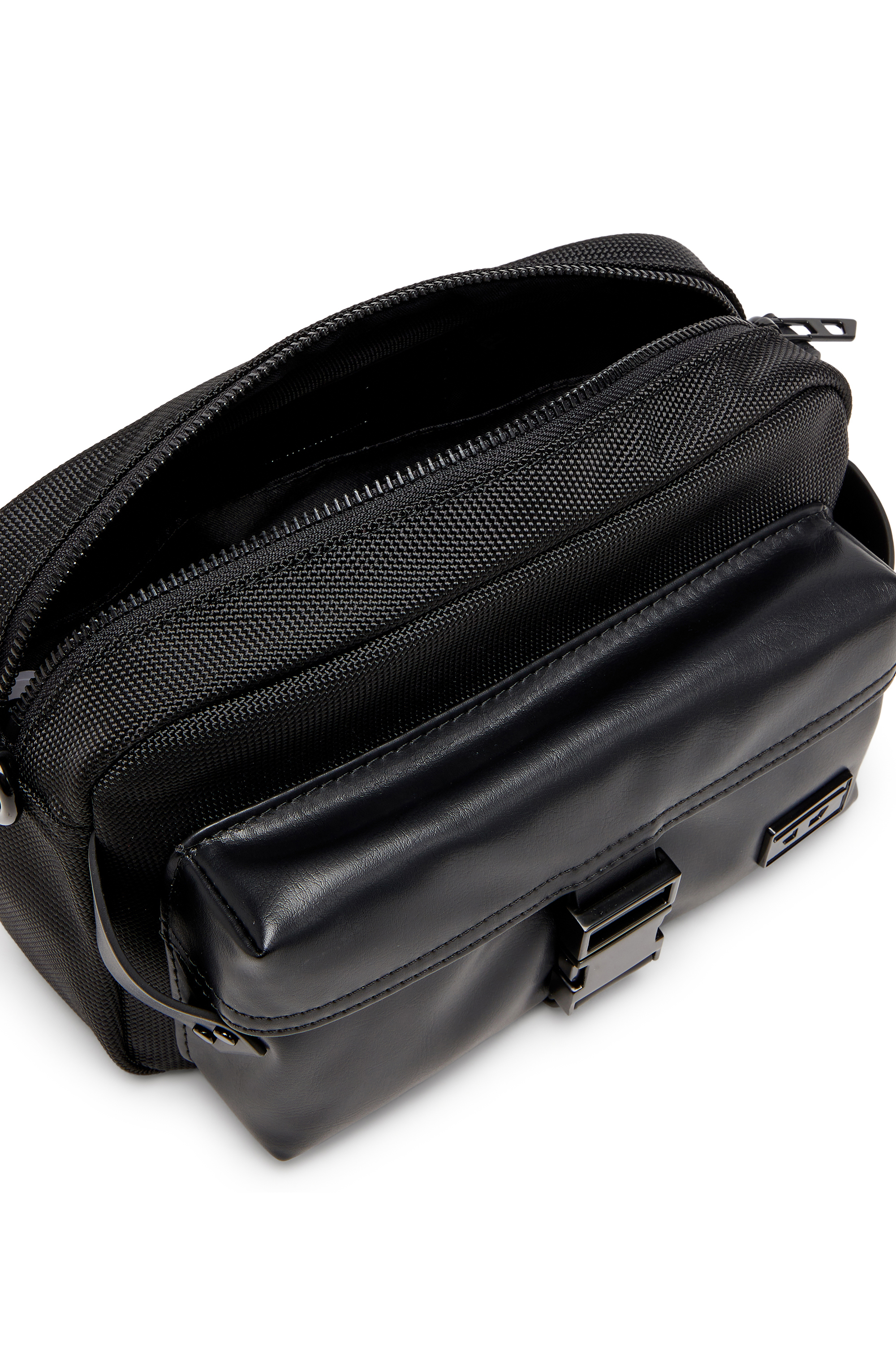 Diesel - MULTI-PKTS CAMERA BAG X, Multi-Pkts - Sac bandouli&egrave;re en nylon avec poche &agrave; rabat Mixte in Noir - 3