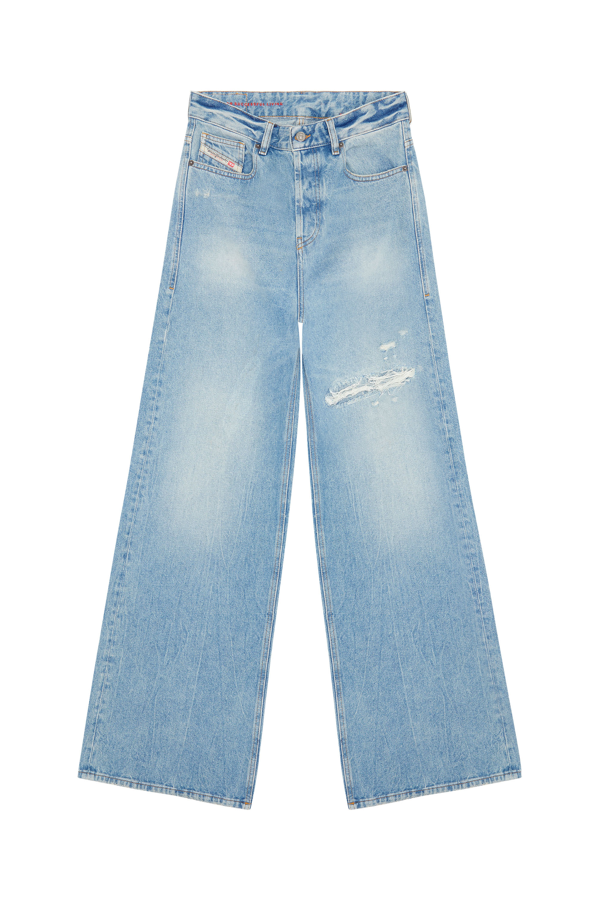 Femme Vêtements Jeans Jeans skinny Jean à patch logo Jean DIESEL en coloris Bleu 