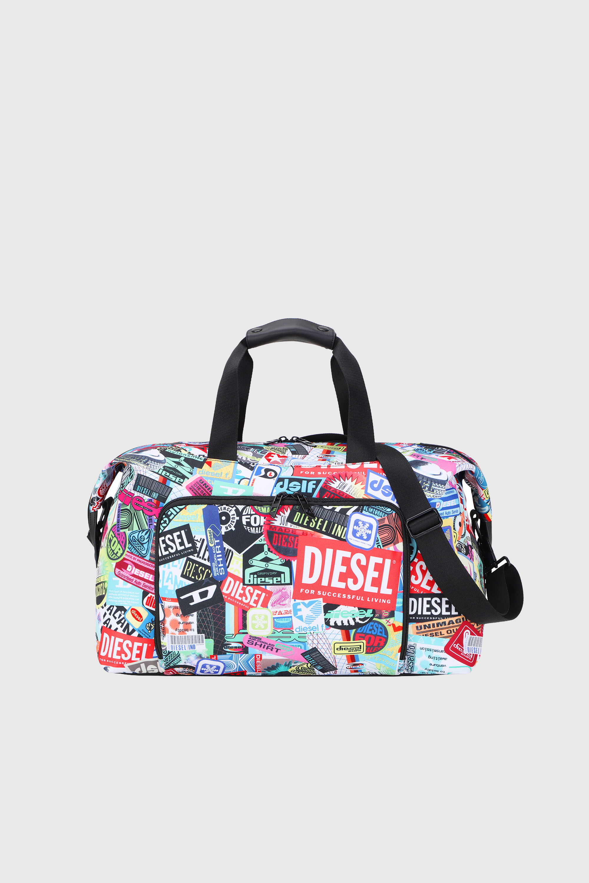 Diesel - DIESEL PC PRINTED DUFFLE-STICKERS- DSB00, Sac de voyage pratique avec des autoc Mixte in Polychrome - 1