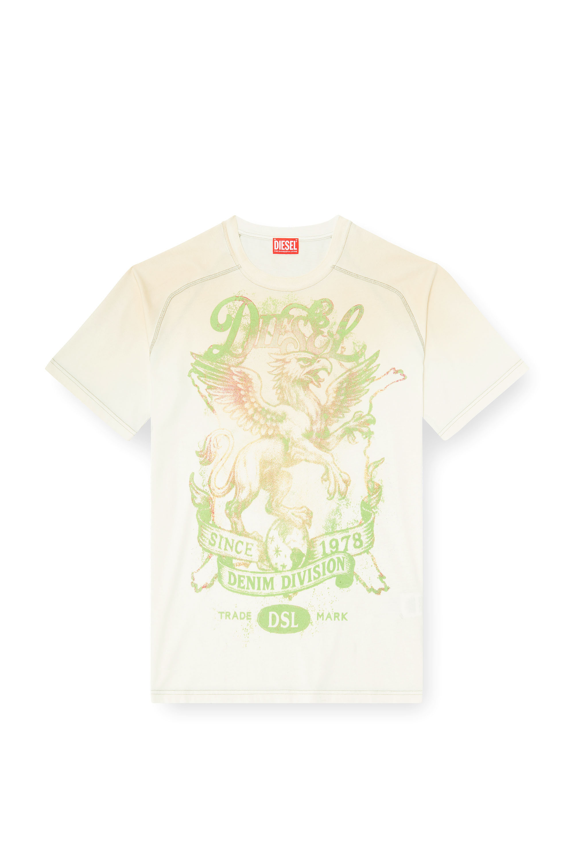 Diesel - T-GRIFFO, T-shirt avec imprim&eacute; griffon Homme in Polychrome - 2