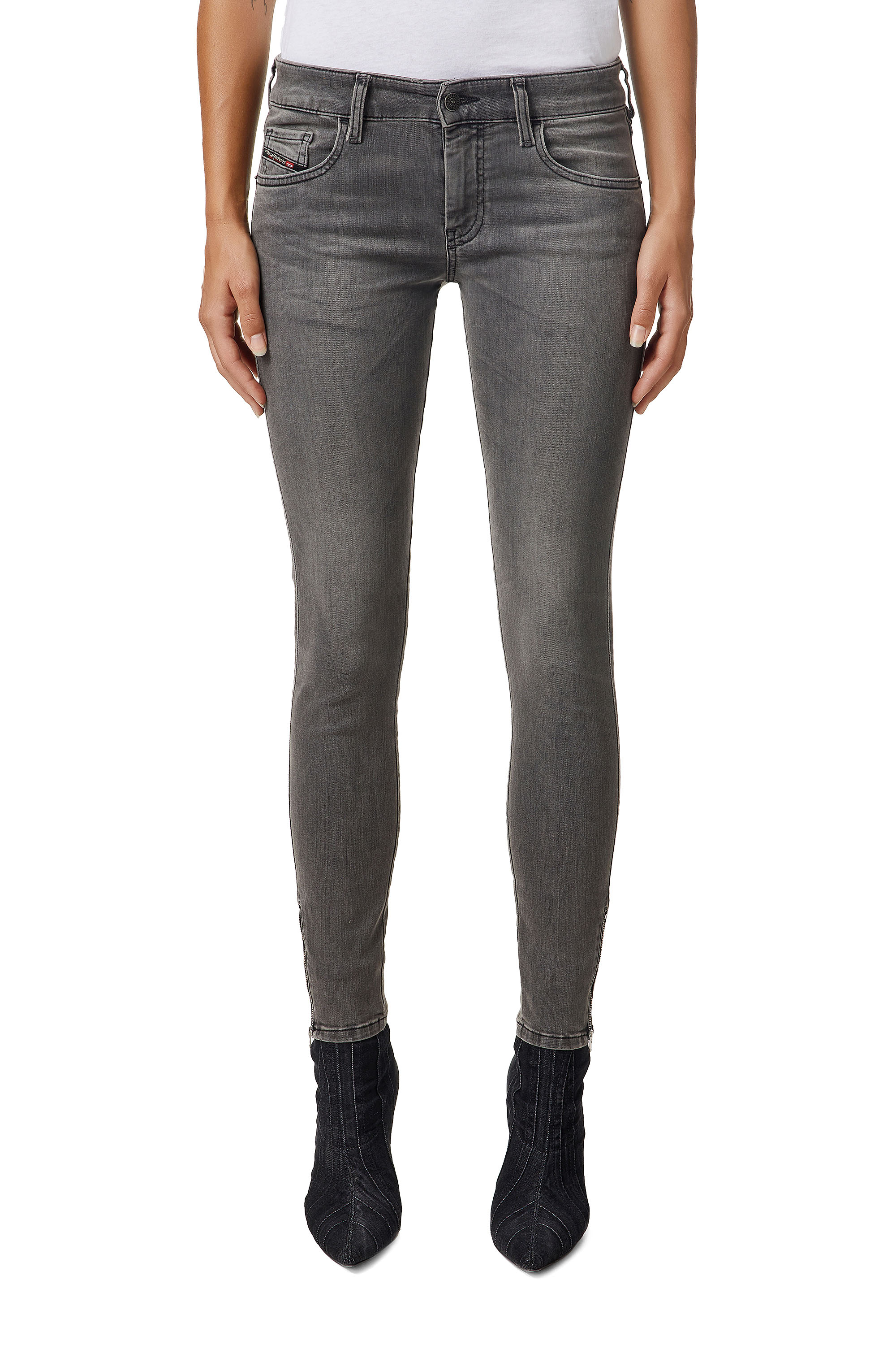 Slandy Low 069XW, Noir/Gris foncé - Jeans