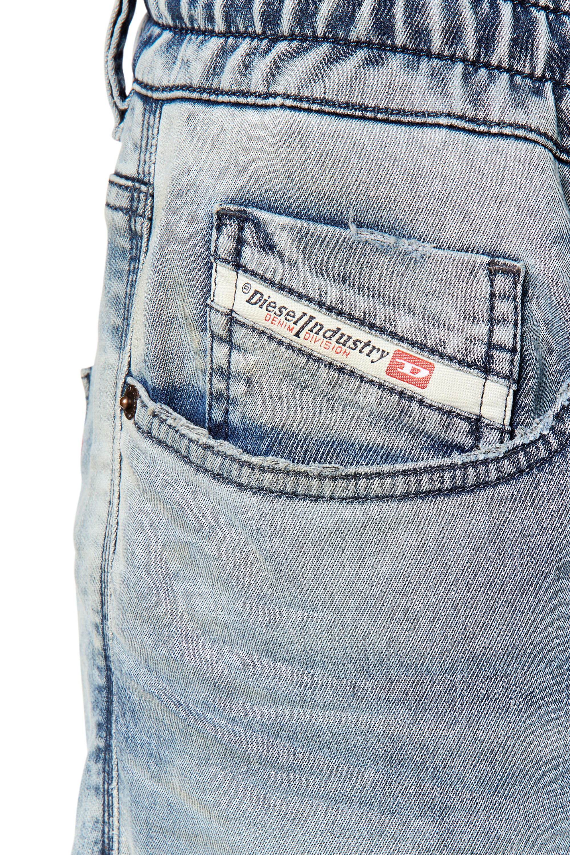 Diesel - D-Strukt JoggJeans® 068DU Slim, Bleu Clair - Image 4