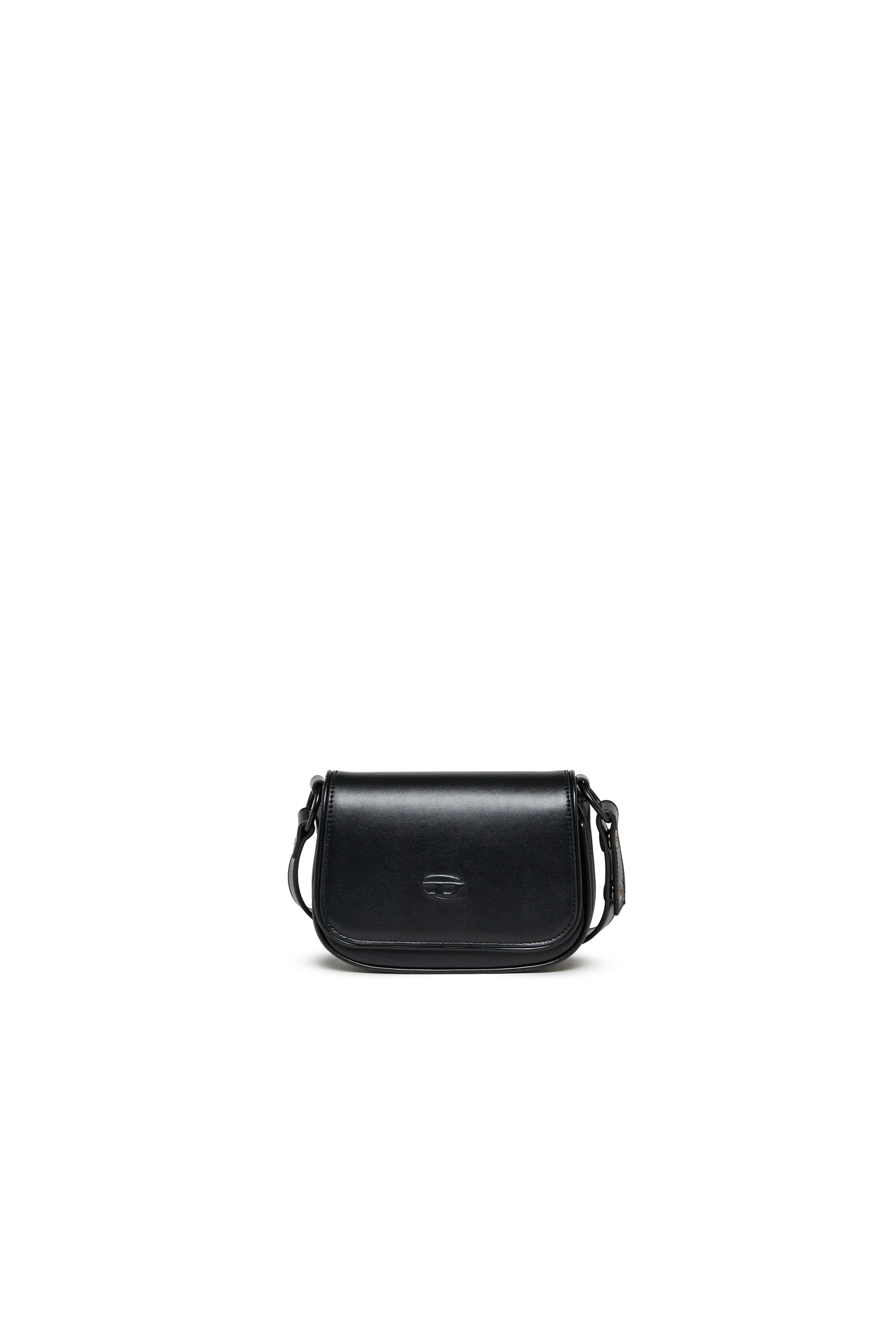 Diesel - WIRT, WIRT - Sac bandouli&egrave;re avec logo Oval D emboss&eacute; Femme in Noir - 1