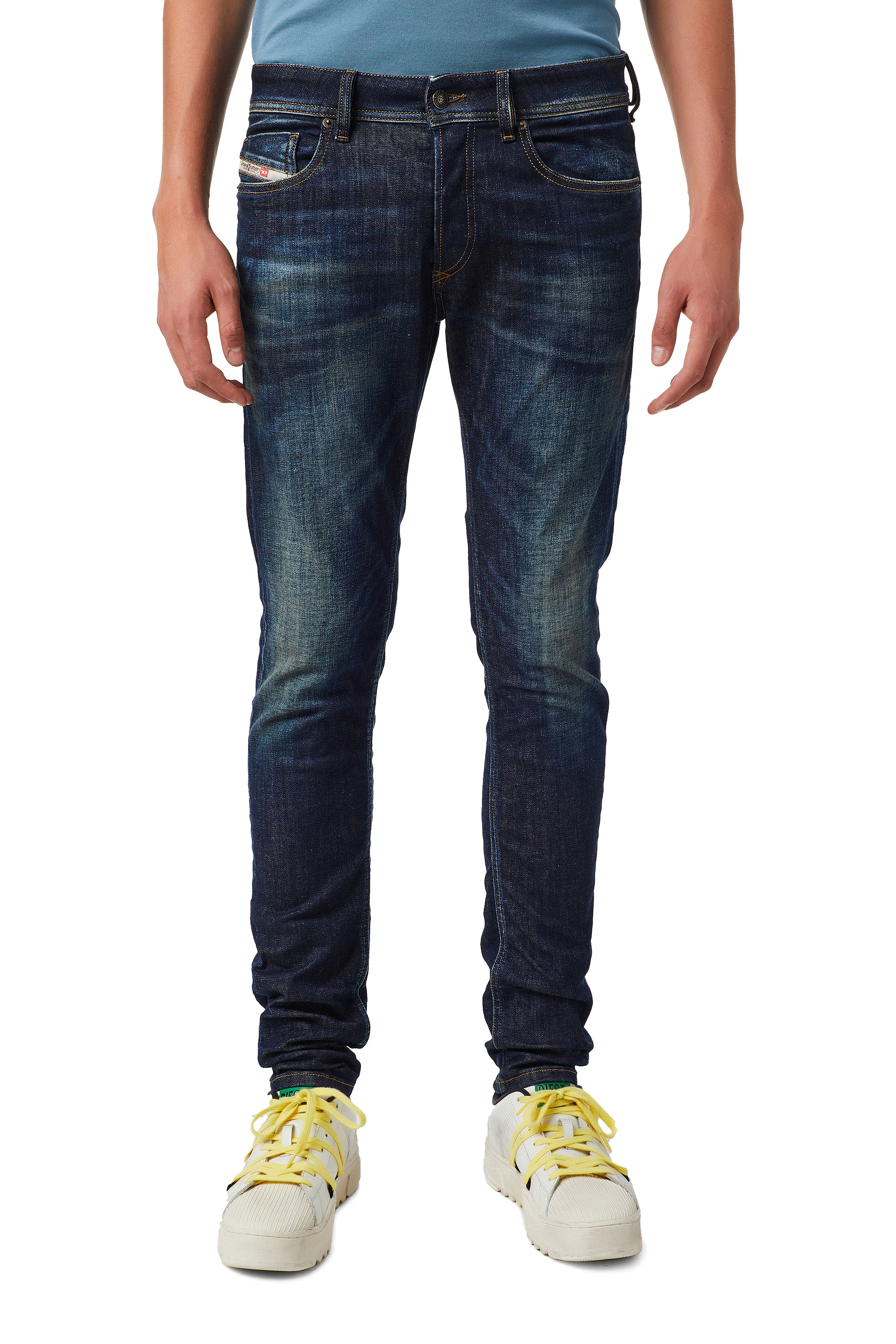 Sleenker 09B07, Bleu Foncé - Jeans