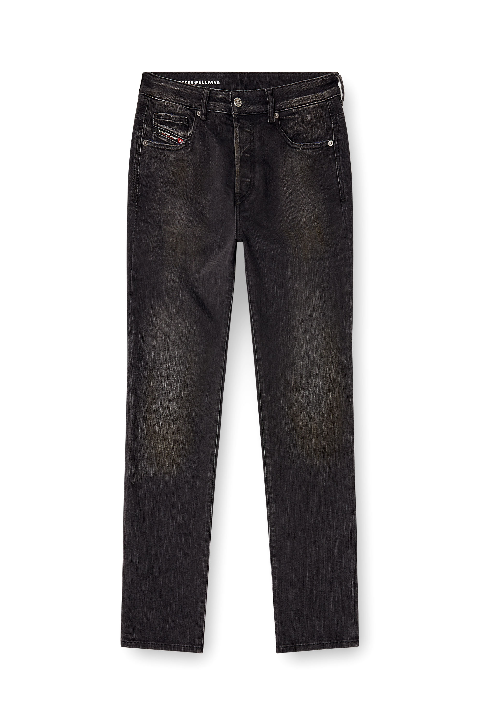 Diesel - Regular Jeans 1989 D-Mine 09M75 Femme, Noir/Gris foncé - Image 3