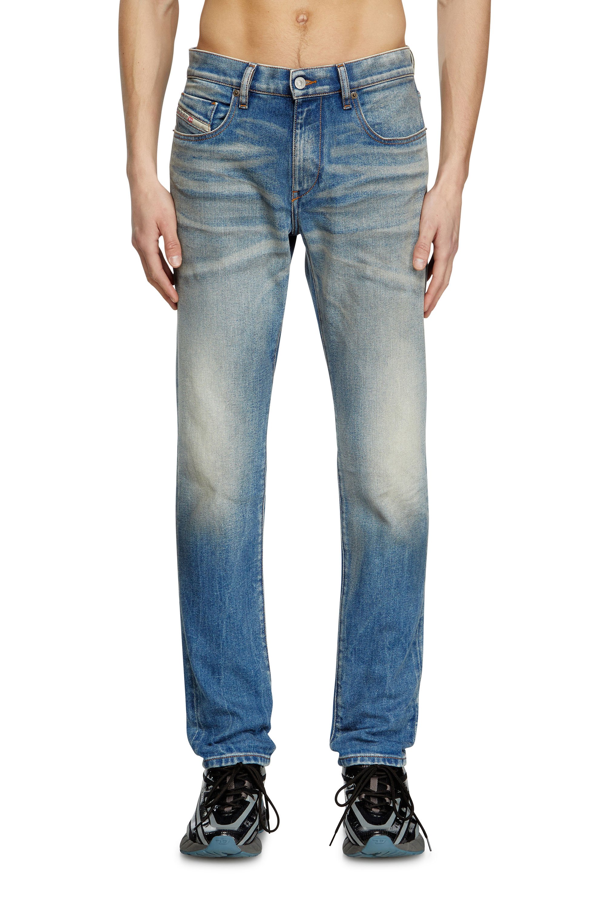 Diesel - Slim Jeans 2019 D-Strukt 09L30 Homme, Bleu moyen - Image 2