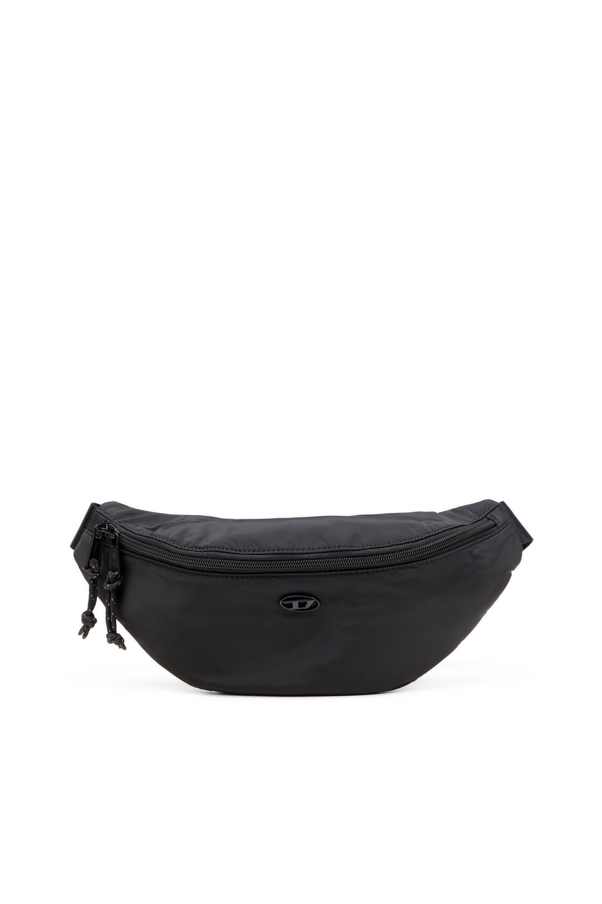 Diesel - D-PACK BELTBAG X, Sac banane en tissu au toucher satiné Homme in Noir - 1