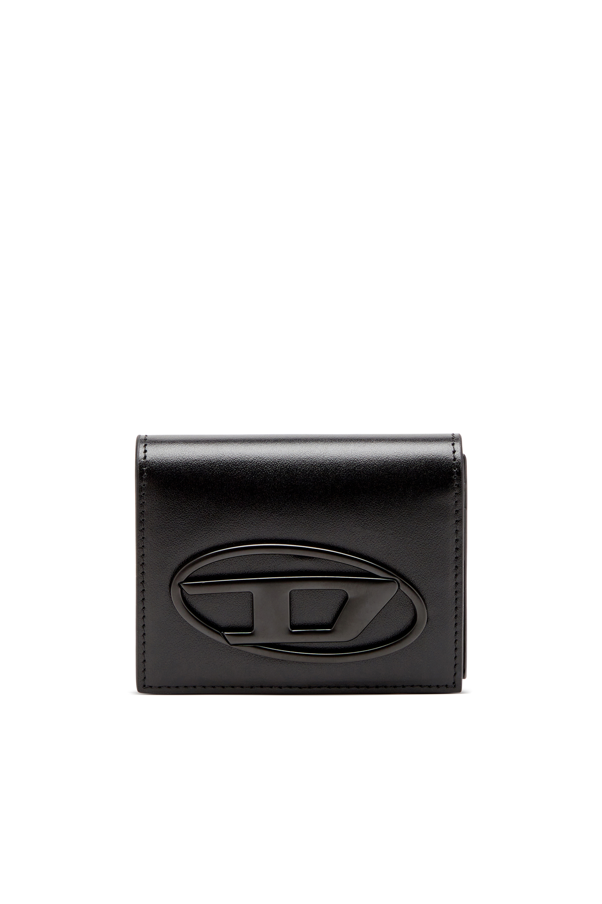 Diesel - HOLI-D CARD HOLDER S II, Porte-cartes à deux volets en cuir Homme in Noir - 1