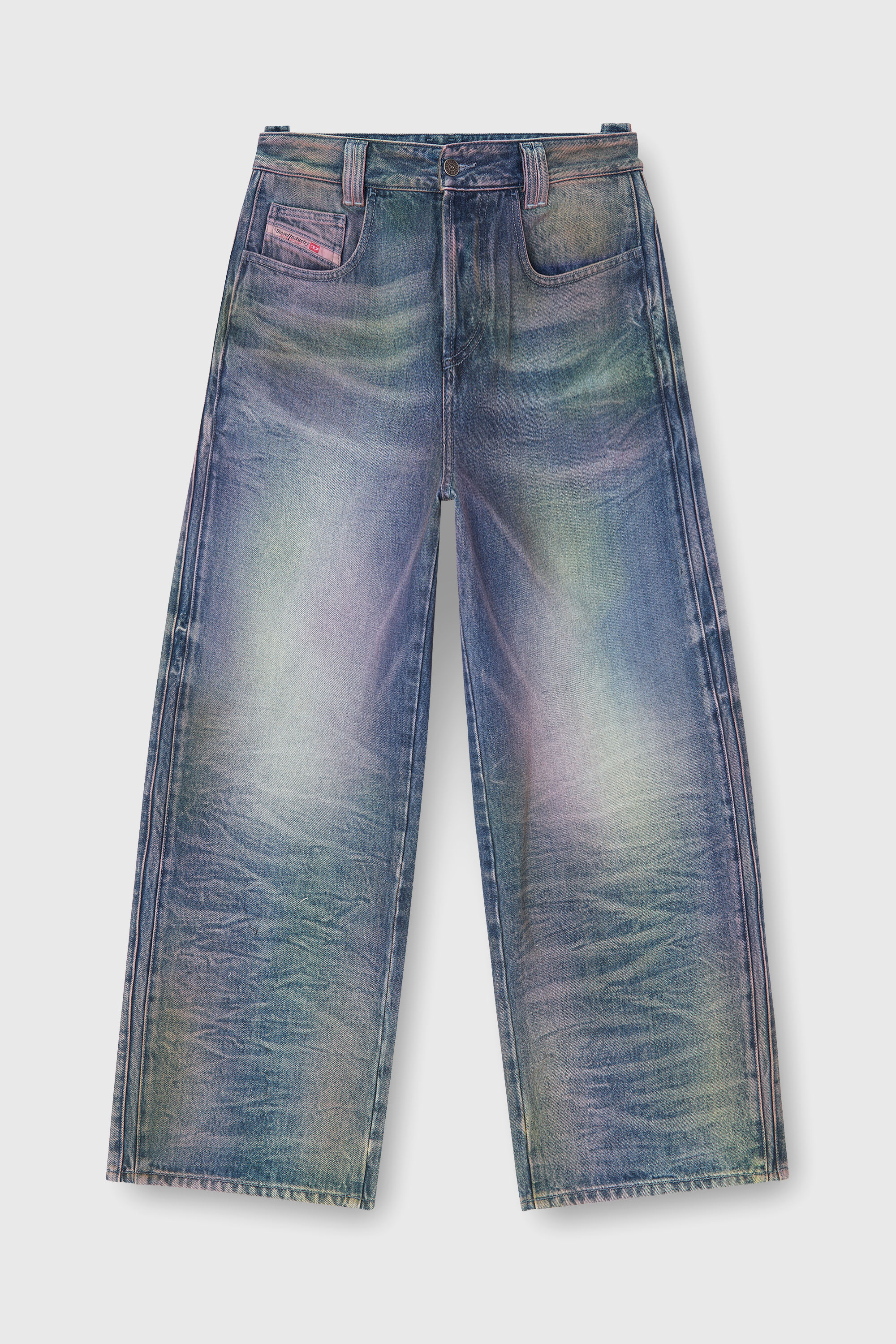 Diesel - Relaxed Jeans 1982 D-Hakou 007FW Mixte, Bleu moyen - Image 8