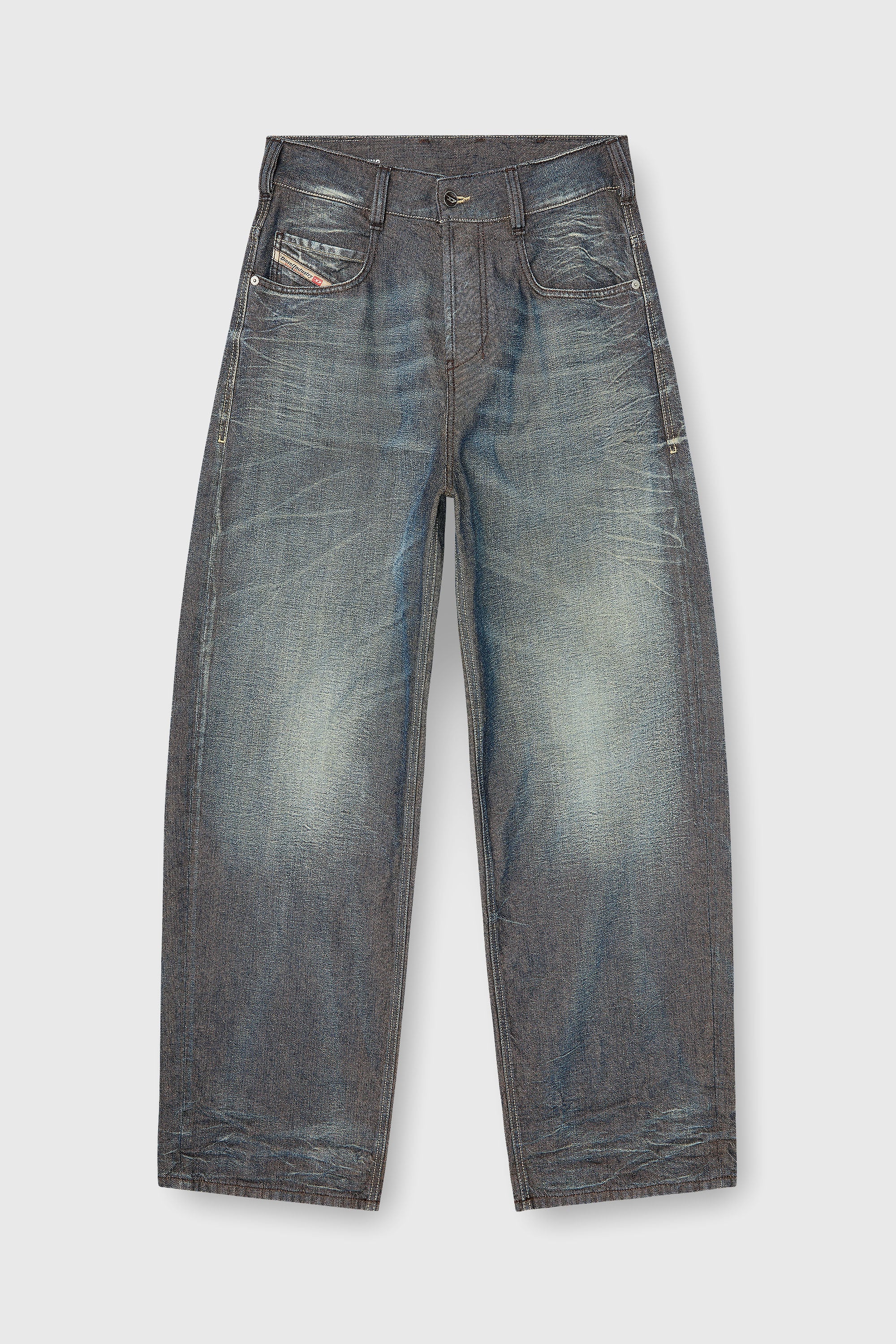 Diesel - Relaxed Jeans 1997 D-Enim-M 007EM Mixte, Bleu Fonc&eacute; - Image 2