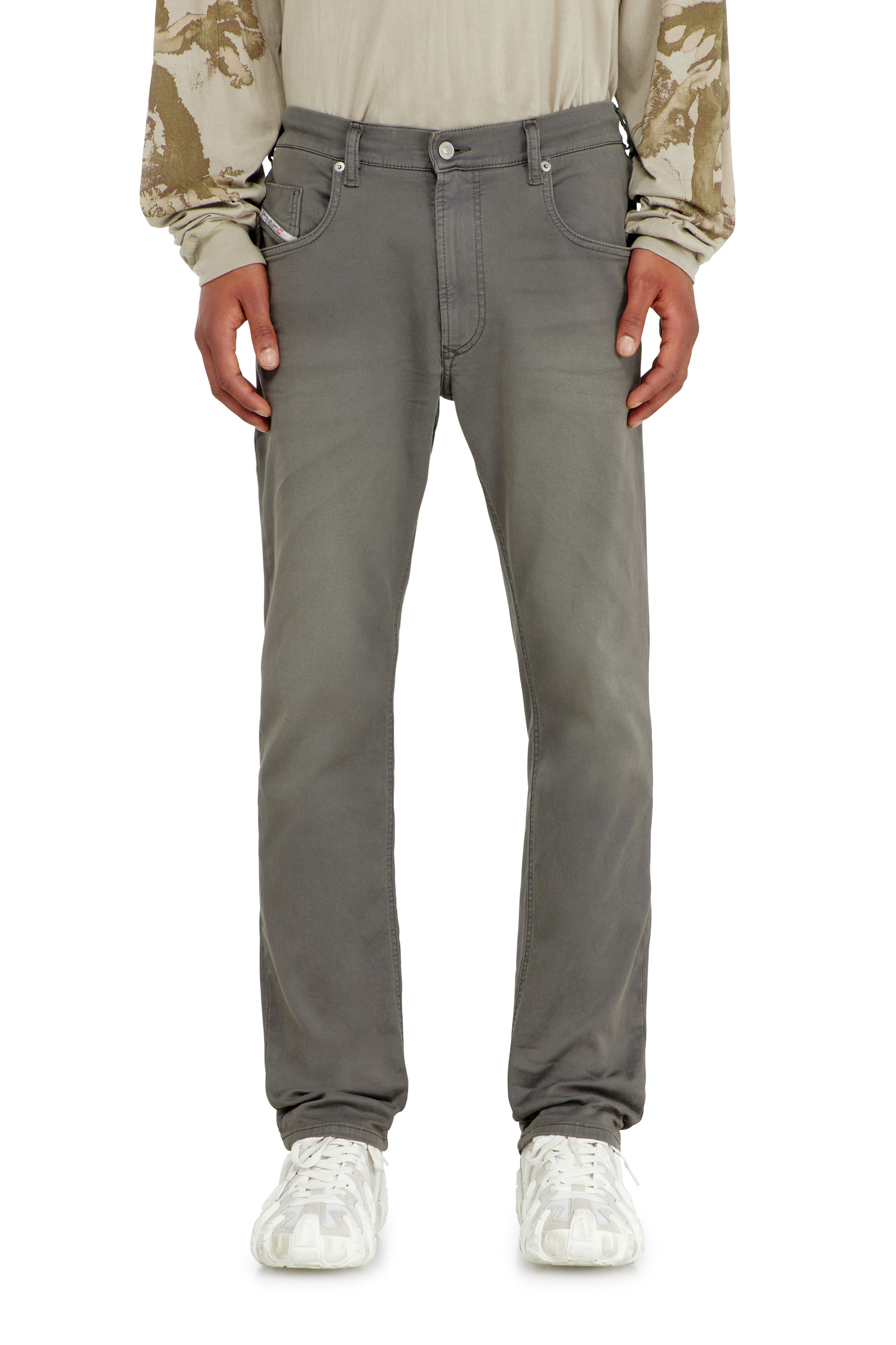 Diesel - Regular 2032 D-Krooley-BW Joggjeans&reg; 0670M Homme, Gris - Image 3
