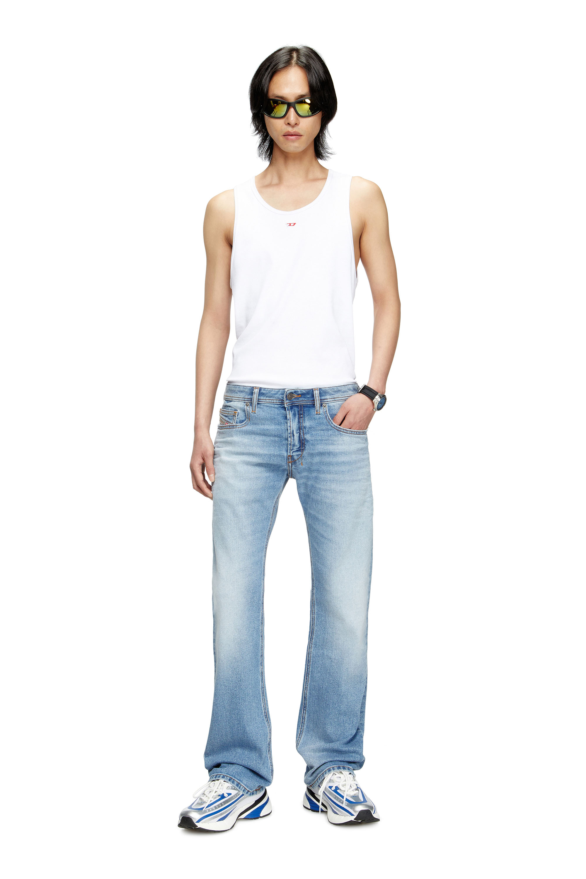 Diesel - Bootcut Jeans 2007 Zatiny 0DBDV Homme, Bleu Clair - Image 2