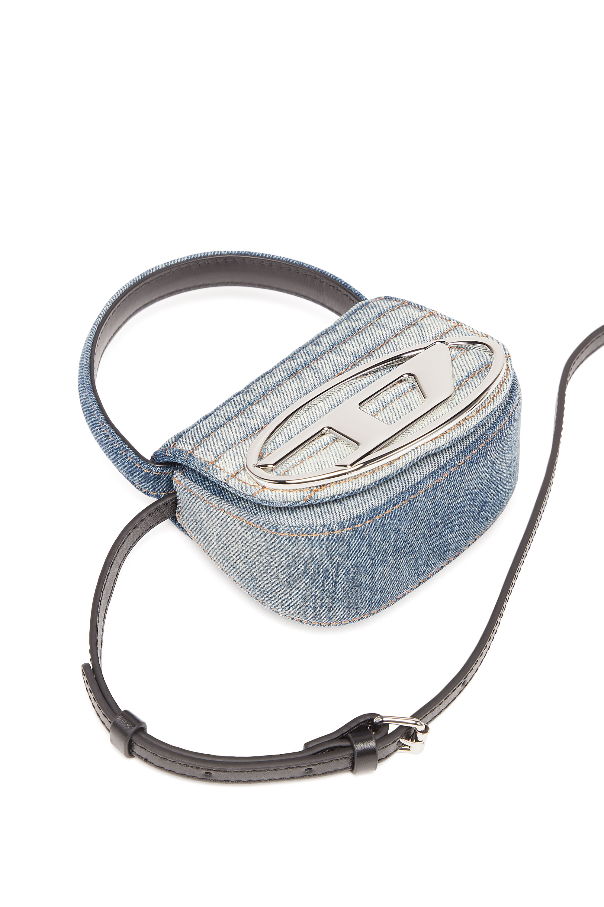 Diesel - 1DR XS, 1DR XS - Mini sac iconique en denim solarisé Femme in Polychrome - 5