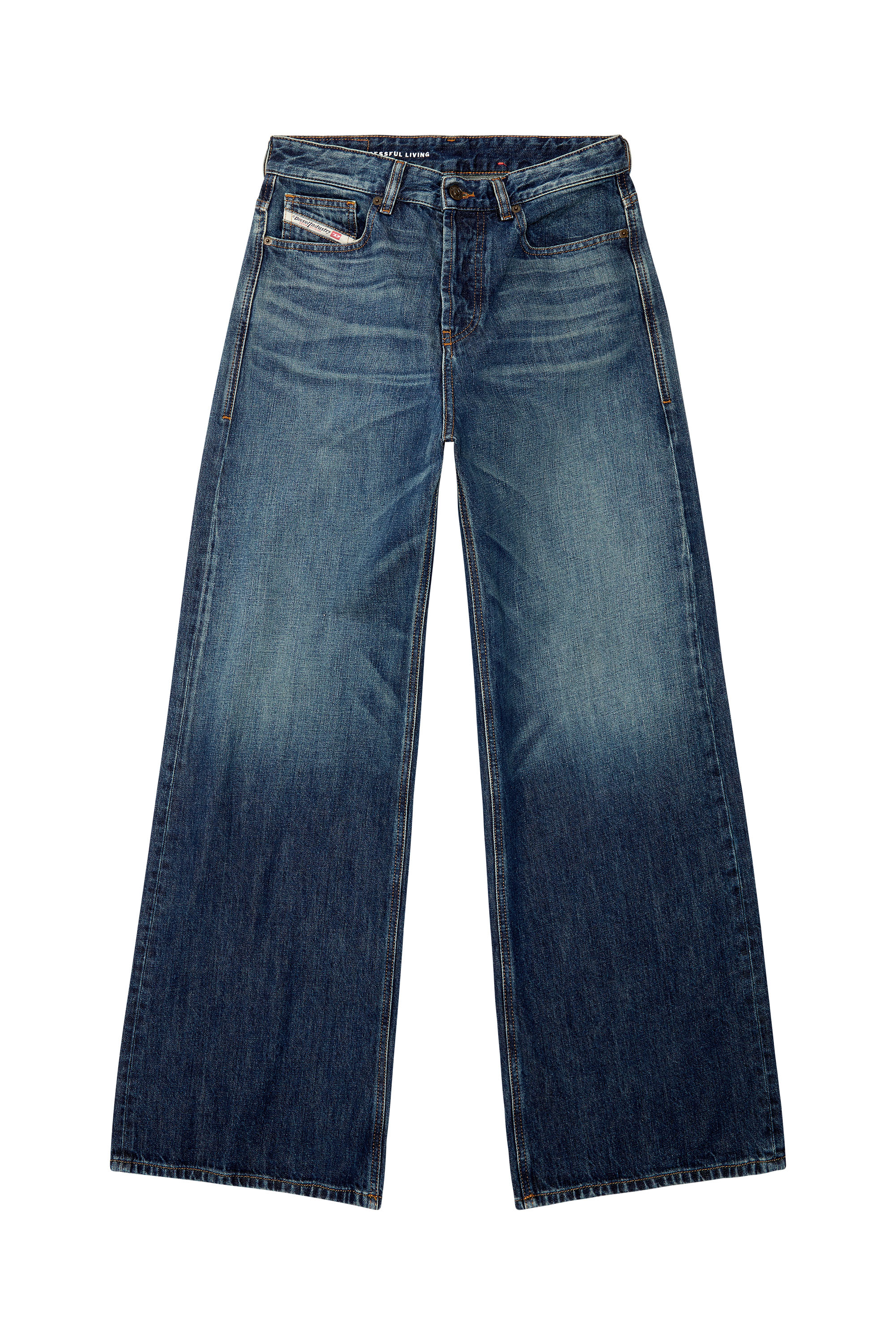 Diesel - Straight Jeans 1996 D-Sire 09H59, Bleu Foncé - Image 5