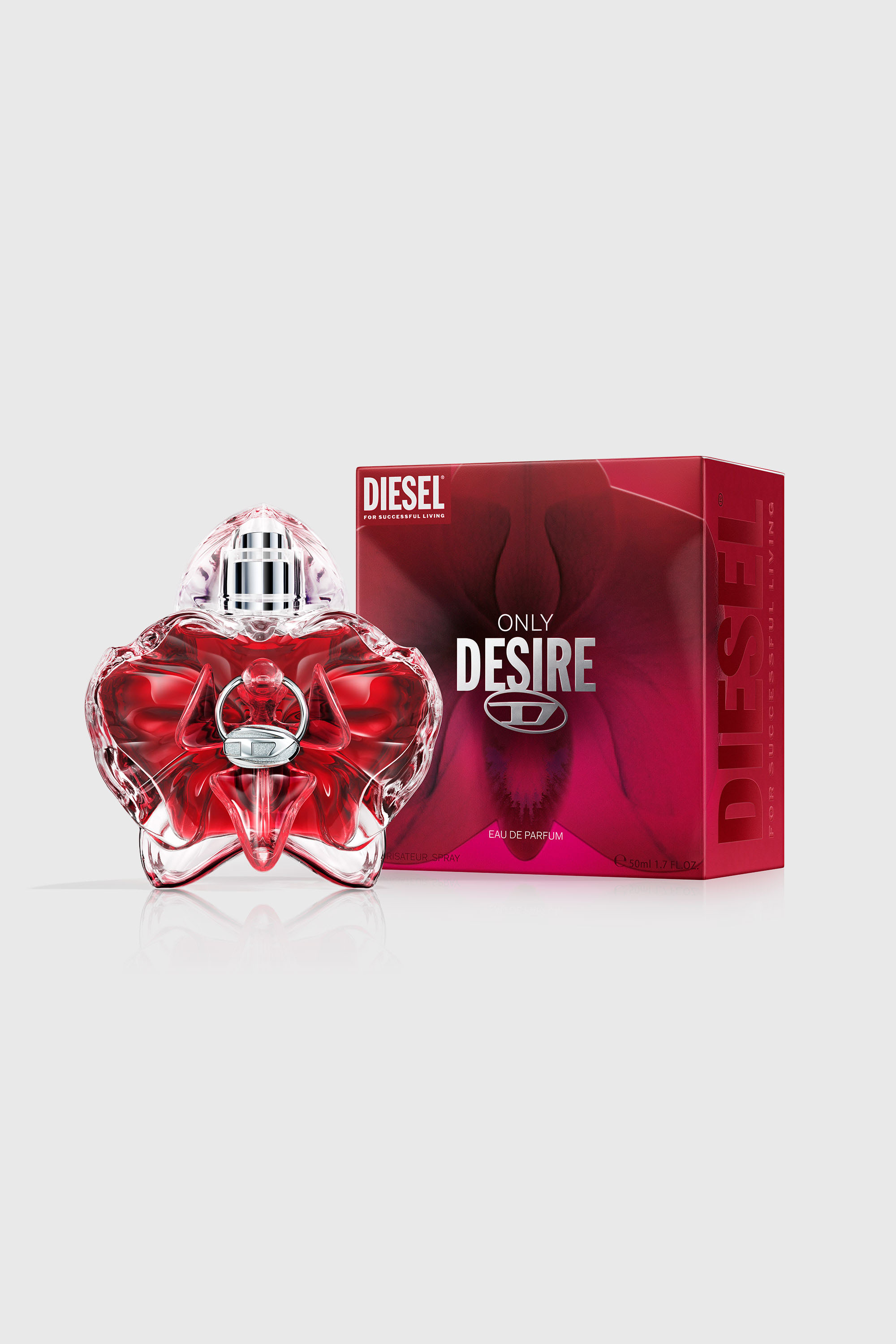 Diesel - DIESEL ONLY DESIRE EDP 50ML LF794300, Only Desire 50ml, Eau De Parfum Femme in Rouge - 2
