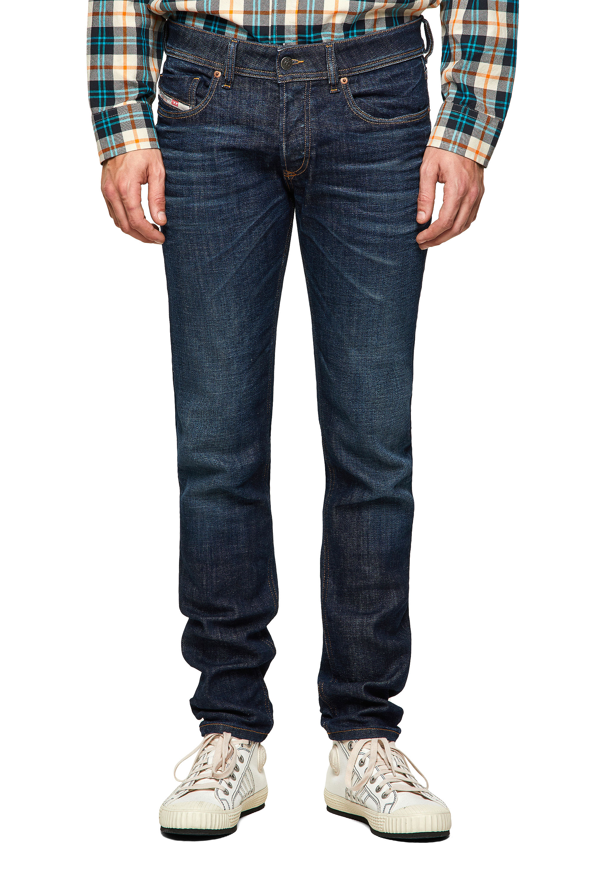 Sleenker 09A43, Bleu Foncé - Jeans