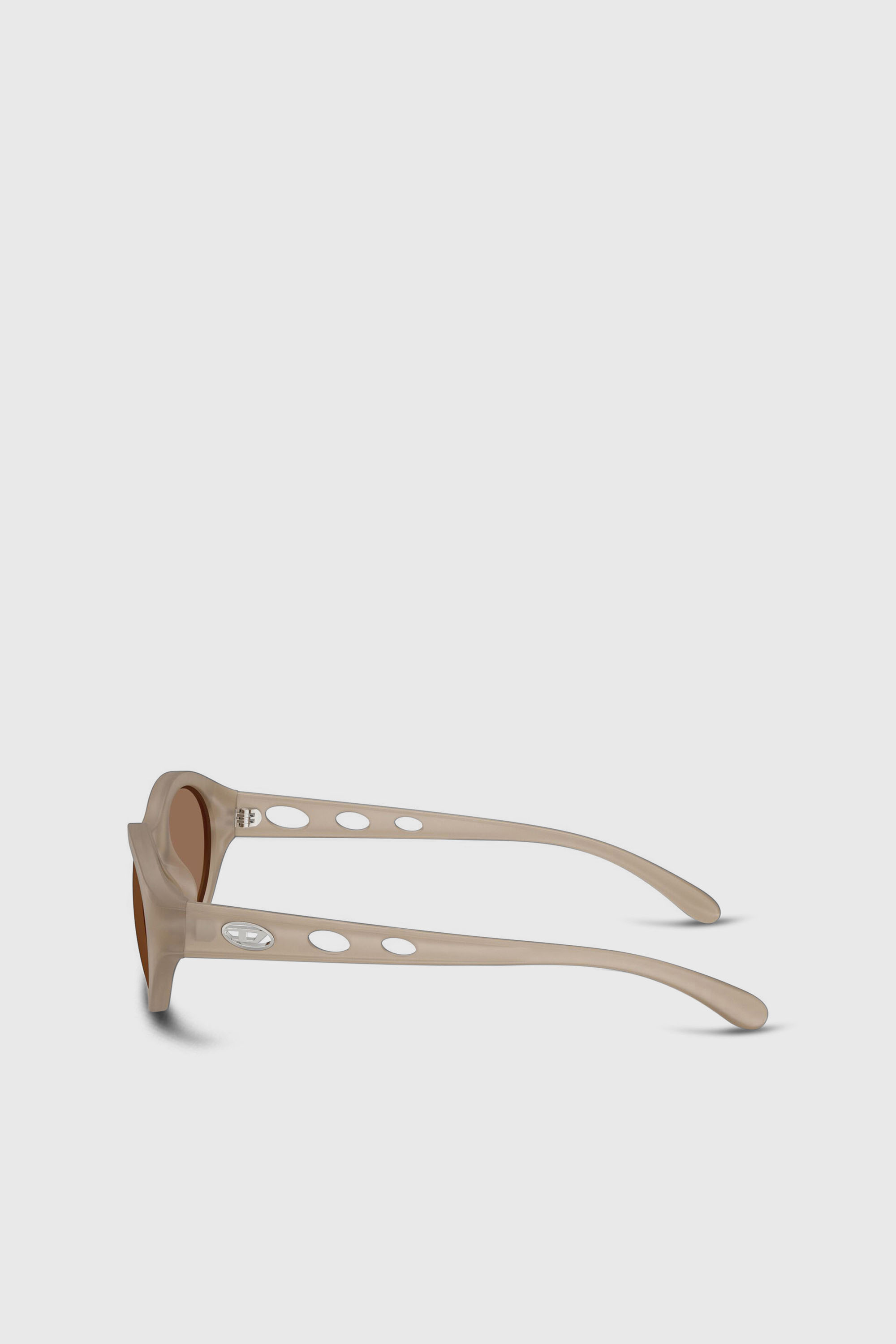 Diesel - 0DL3005U, Lunettes de soleil ovales Mixte in Beige - 2