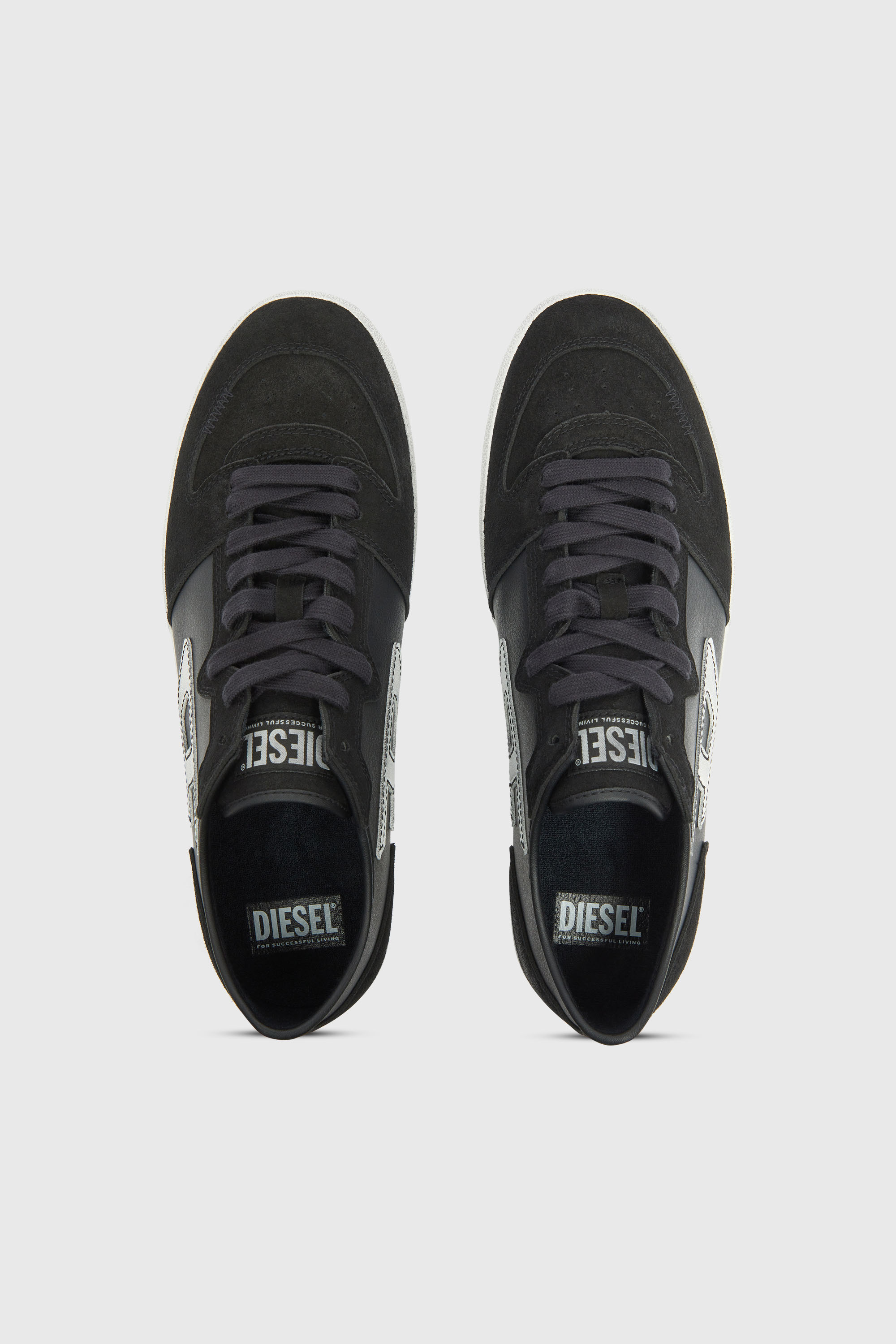 Diesel - S-LEROJI D-2 LOW, S-Leroji - Sneakers &agrave; empi&egrave;cements avec logo D Homme in ToBeDefined - 4