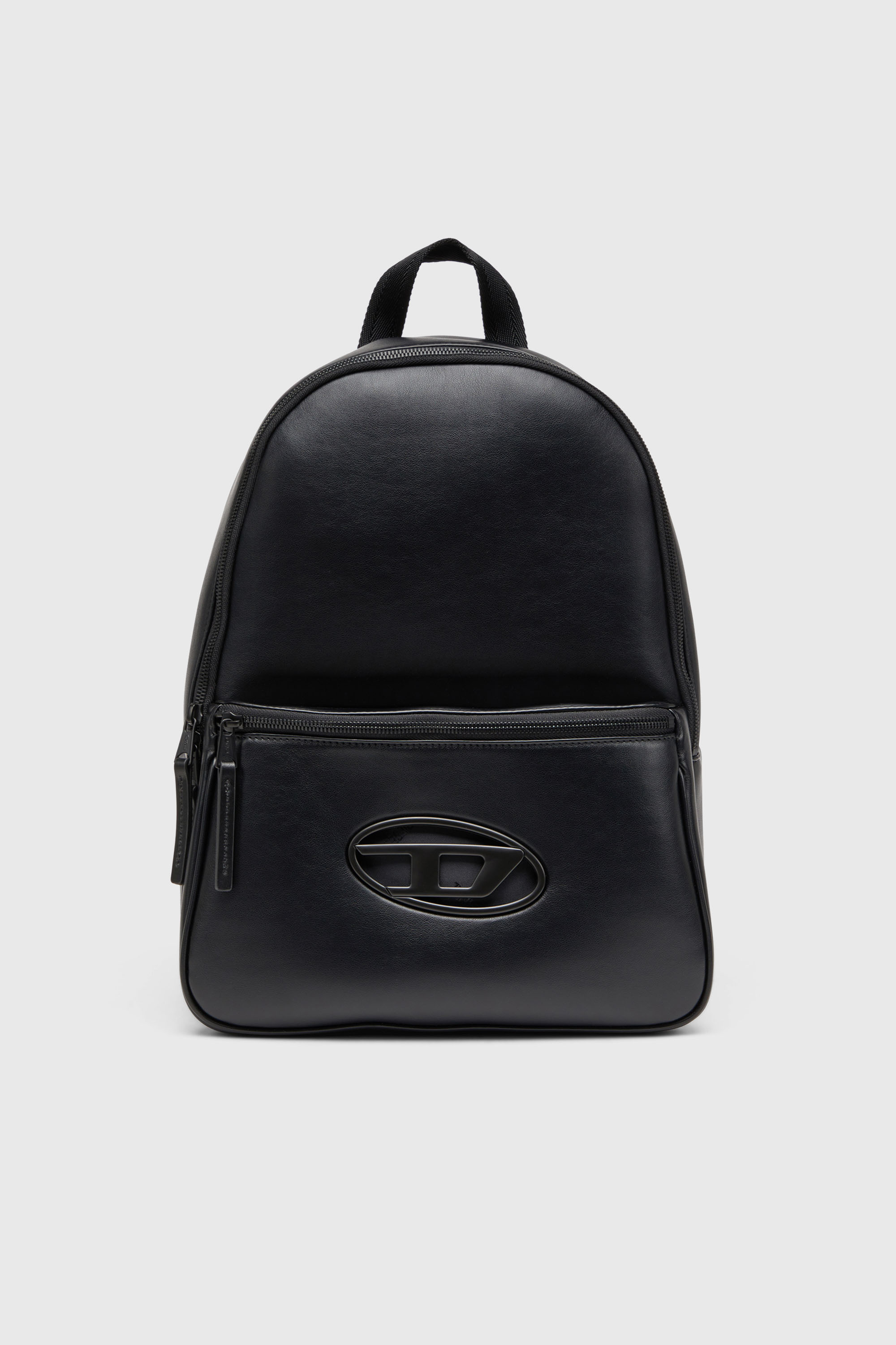 Diesel - HOLI-D BACKPACK M, Holi-D-Sac &agrave; dos en n&eacute;opr&egrave;ne et PU Homme in Noir - 2