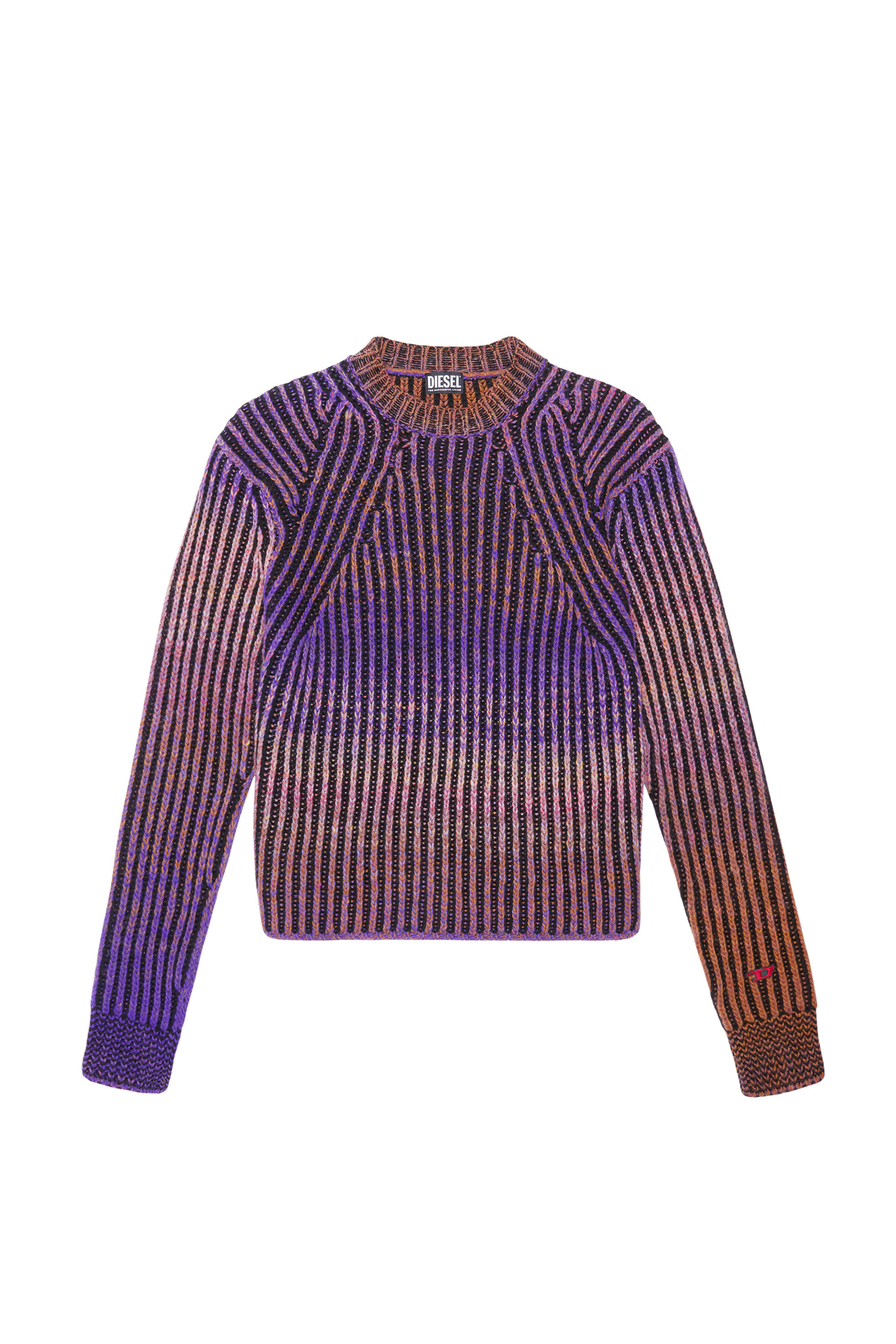 K-OAKLAND, Violet Foncé - Pull Maille