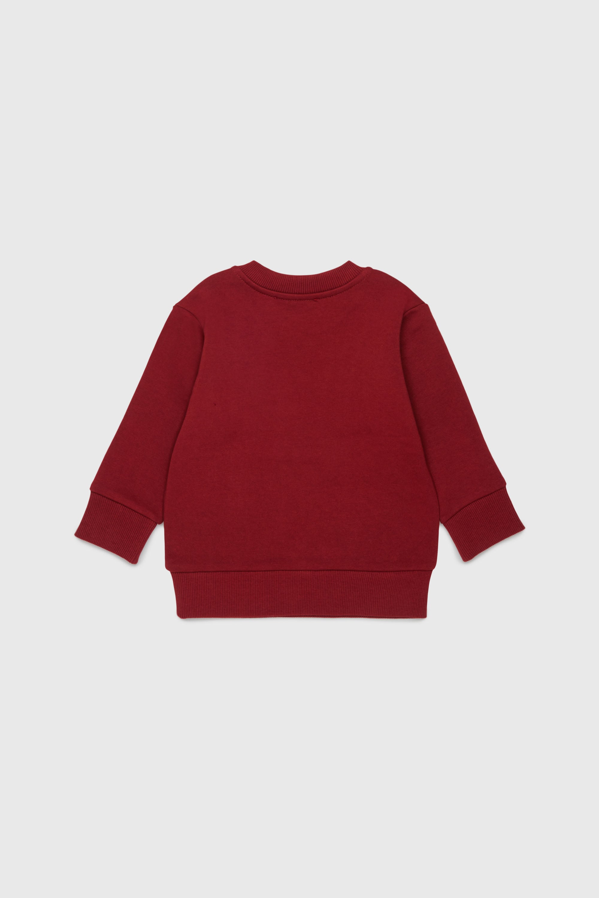 Diesel - SLODIMB, Sweatshirt en coton avec imprim&eacute; Diesel Industry Homme in Rouge - 2